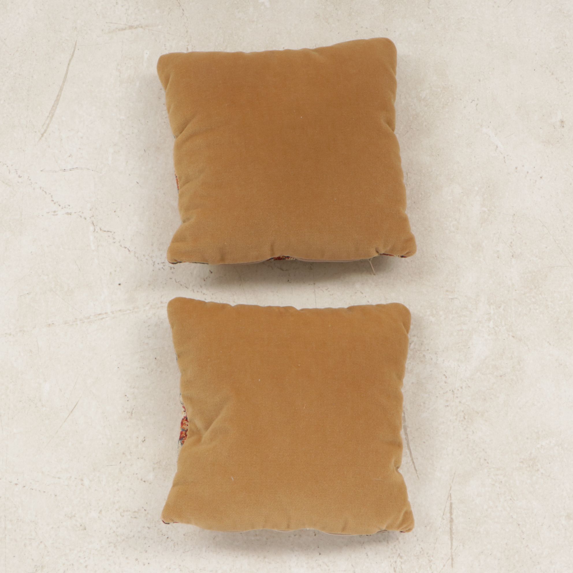 Decorative Pillows with Quotes and Motifs and Roll of Fringed Tassels