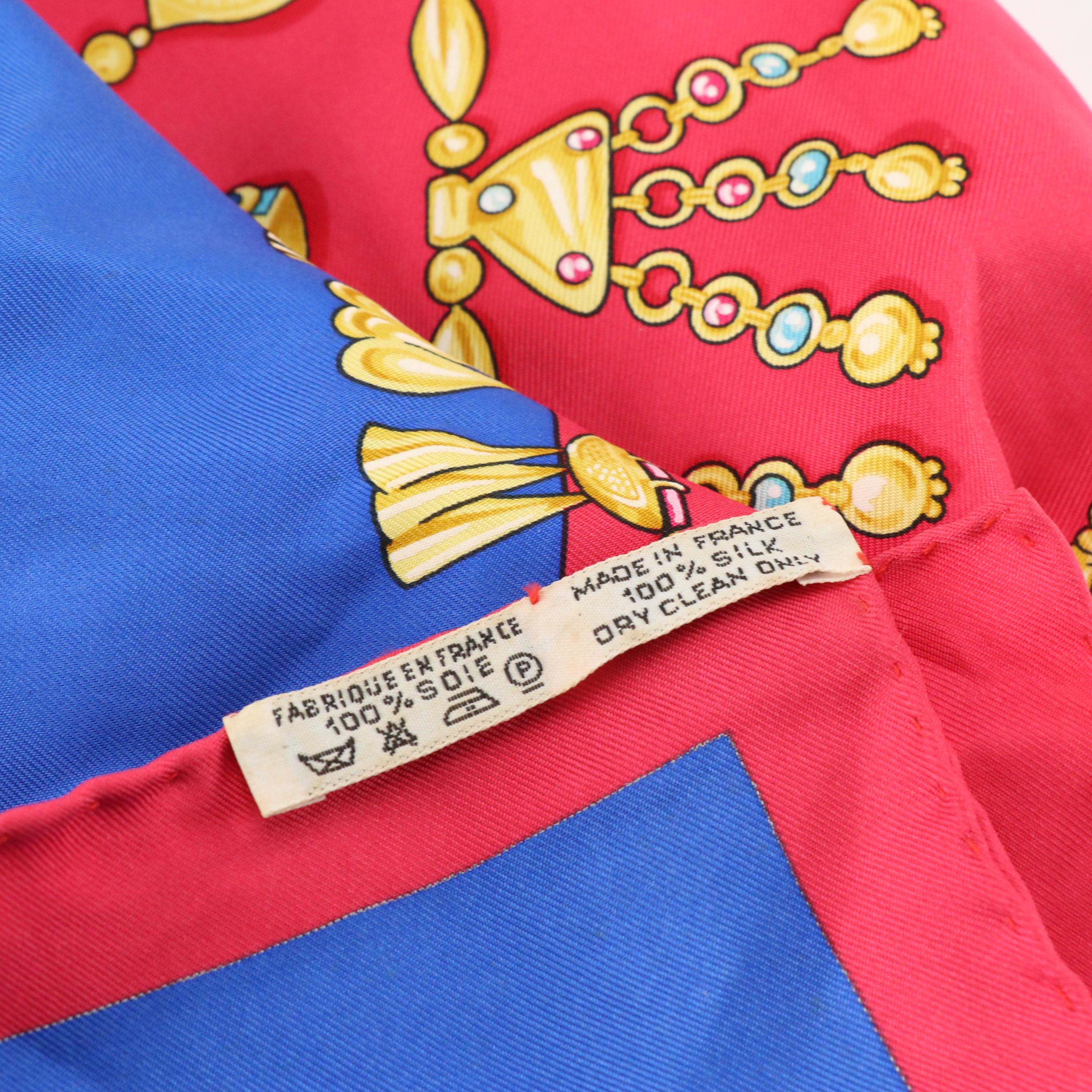 Hermès "Parures des Sables" Silk Twill Scarf 90