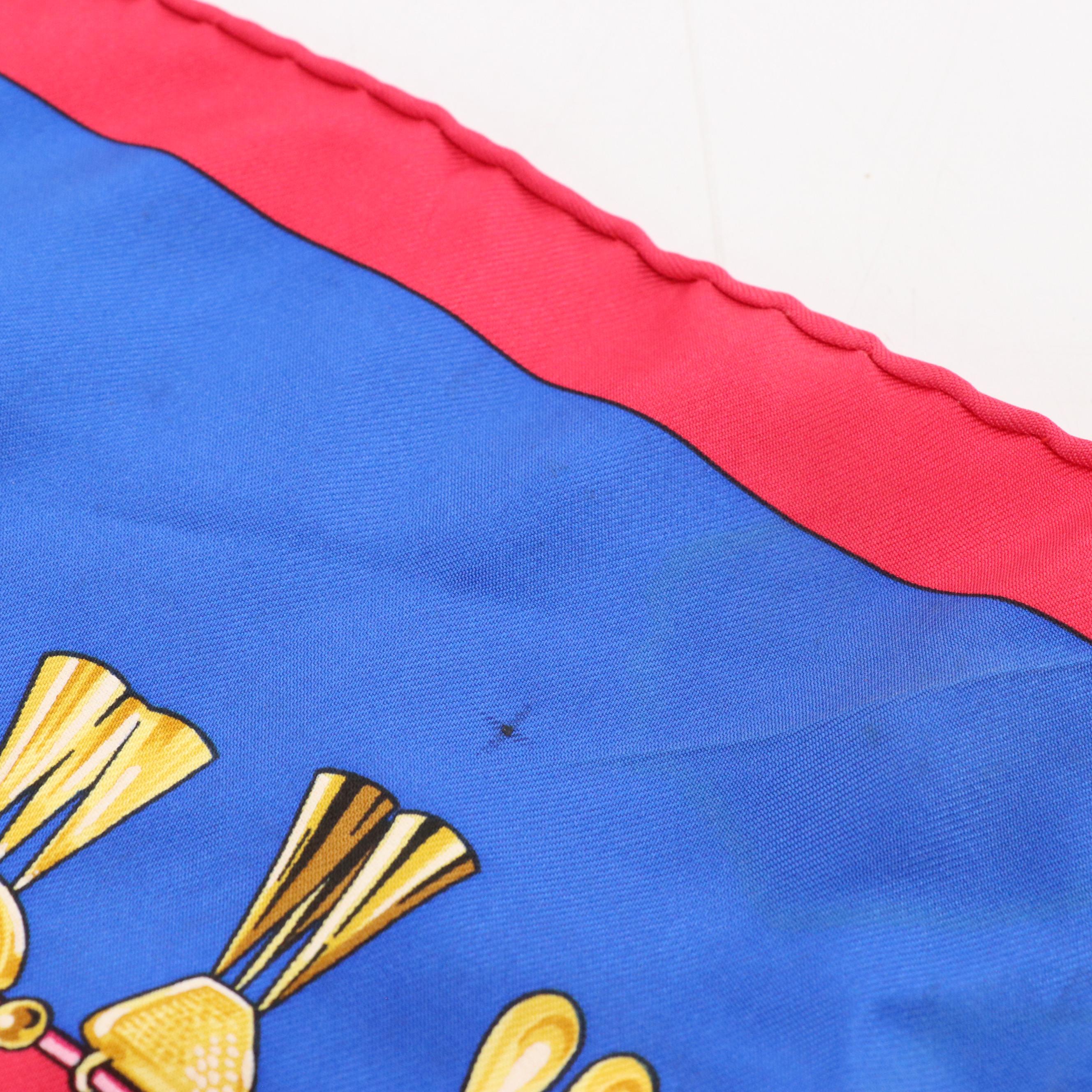 Hermès "Parures des Sables" Silk Twill Scarf 90