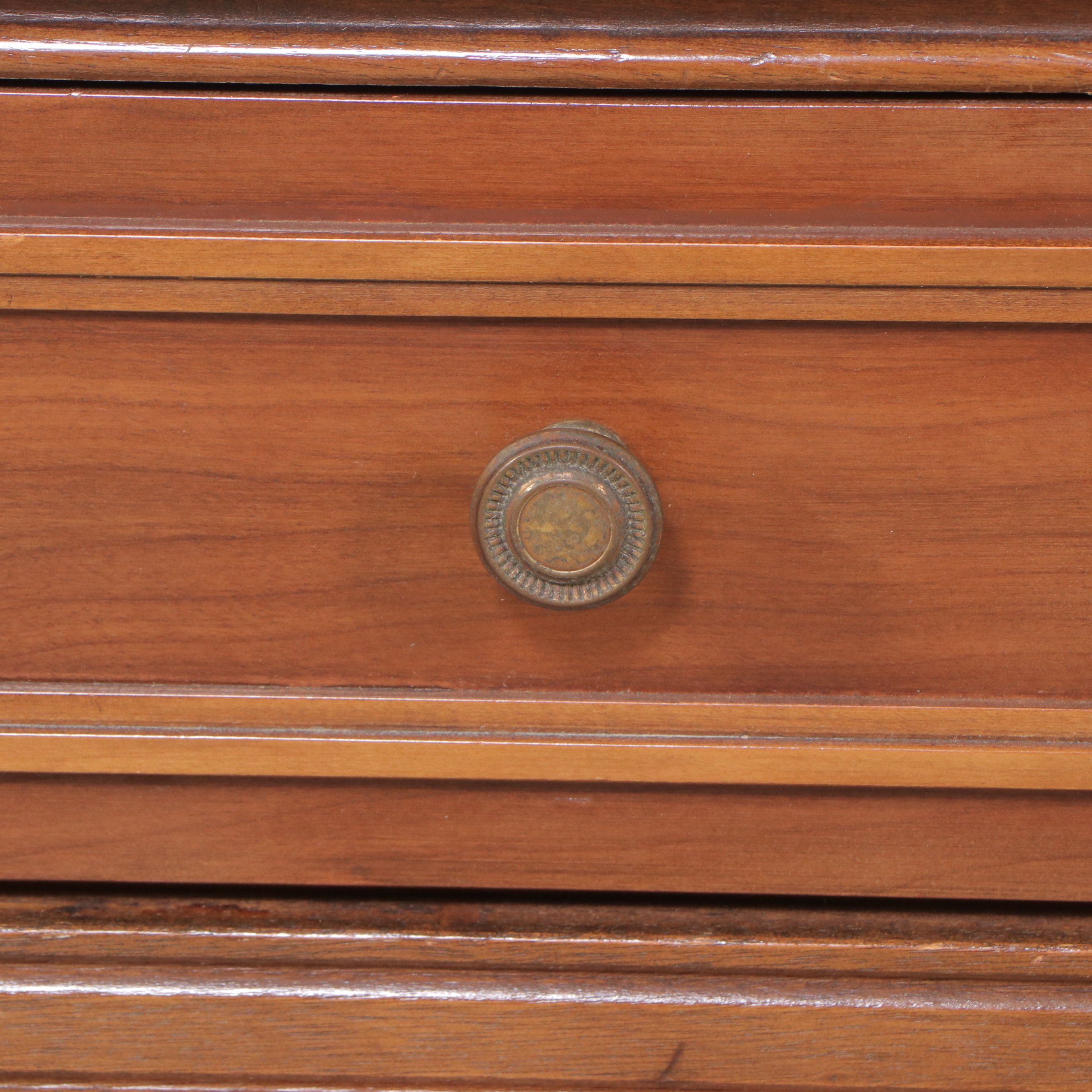 Mid Century Regency Style Single Drawer Side Tables, Mid to Late 20th Century