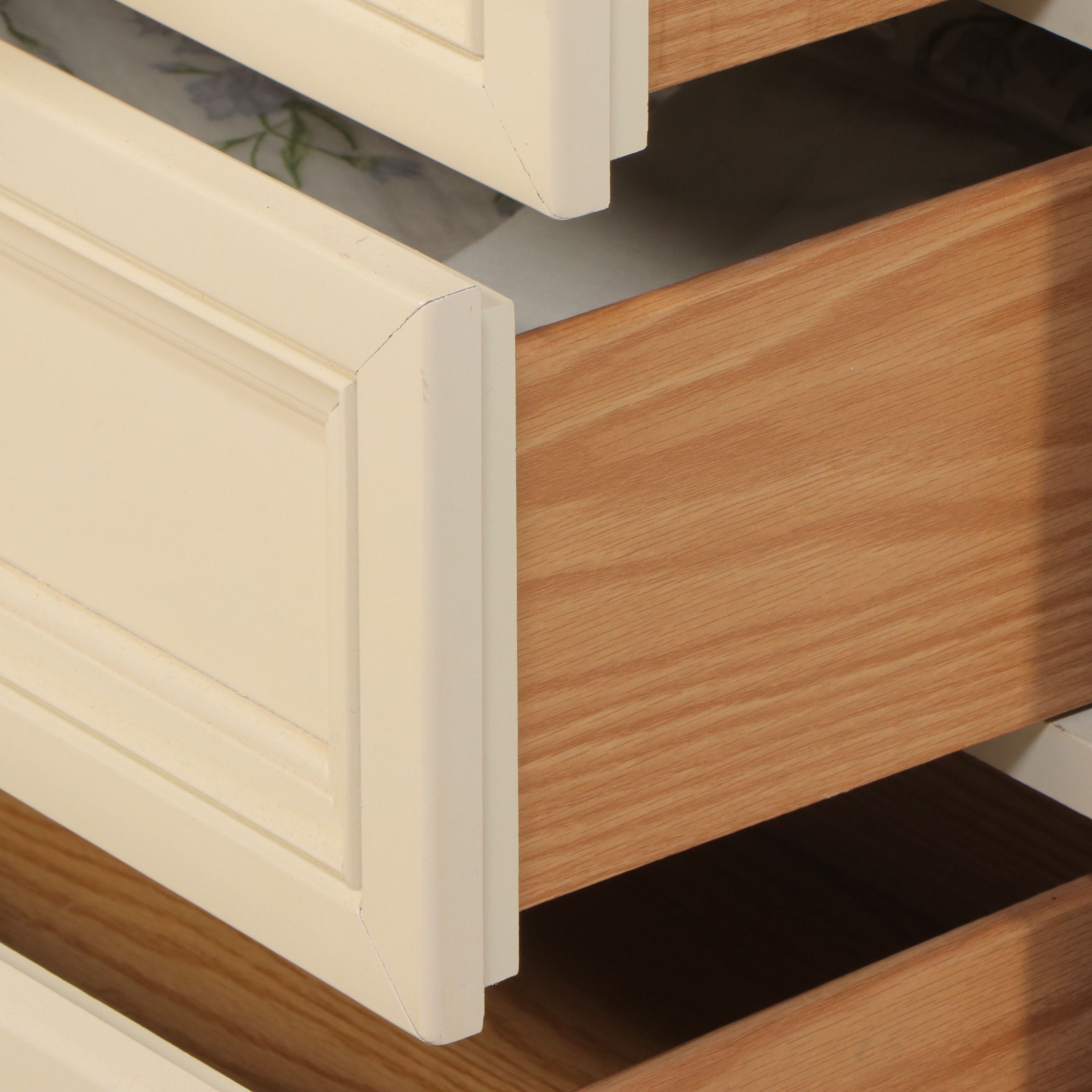 Paint-Decorated Wood Drop-Front Desk with Hutch, Late 20th Century