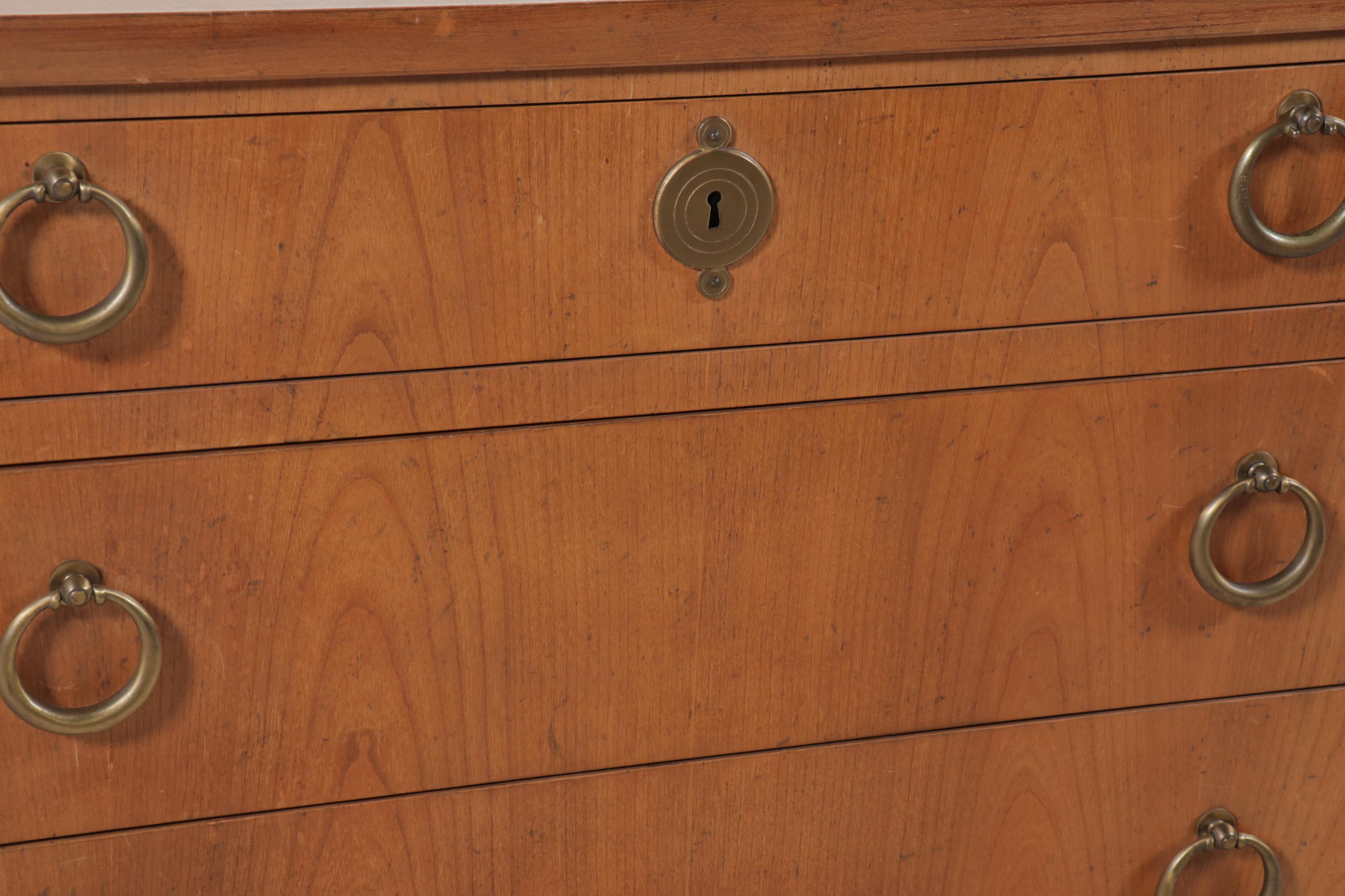 Baker Furniture Four-Drawer Cherry Bachelor Chest