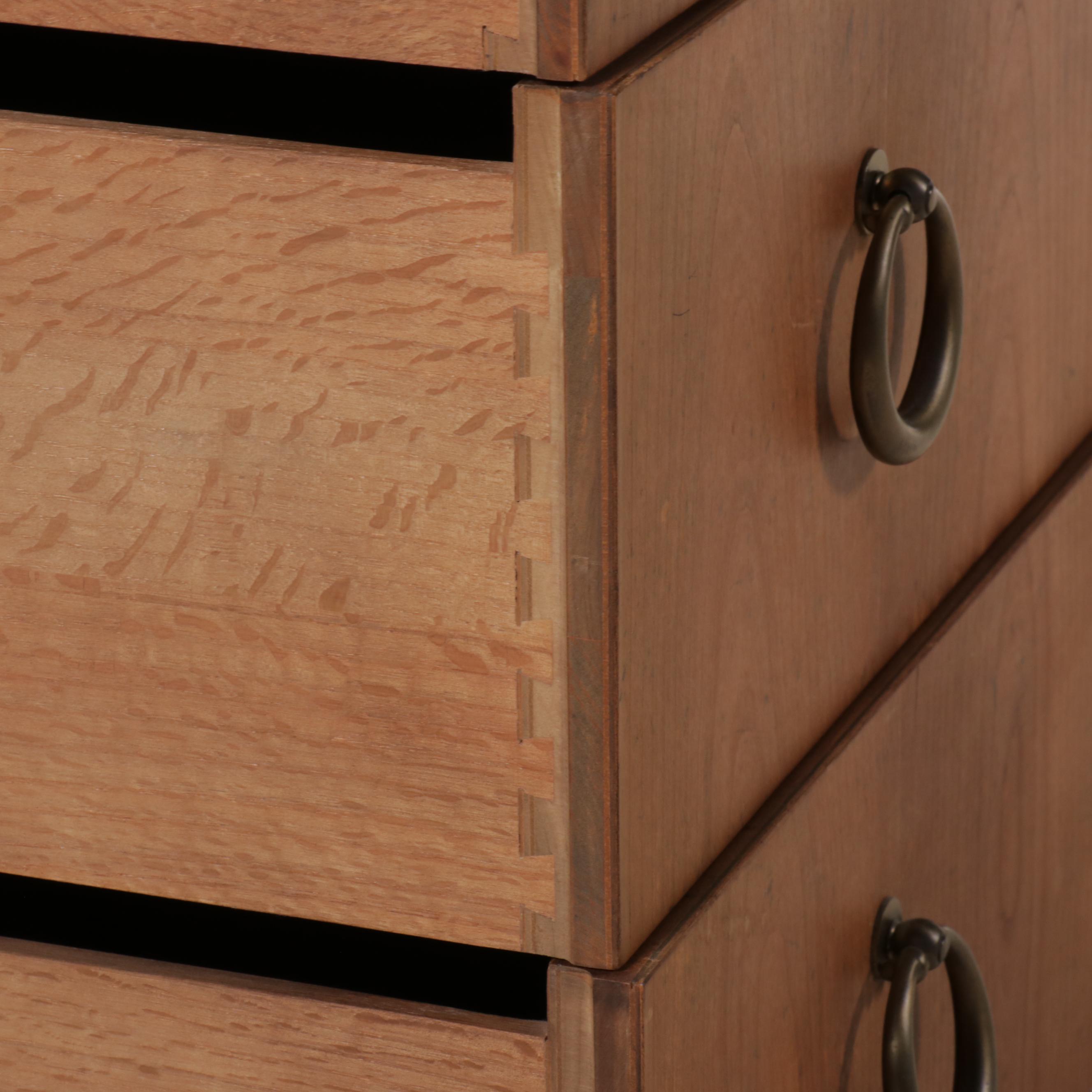 Baker Furniture Four-Drawer Cherry Bachelor Chest