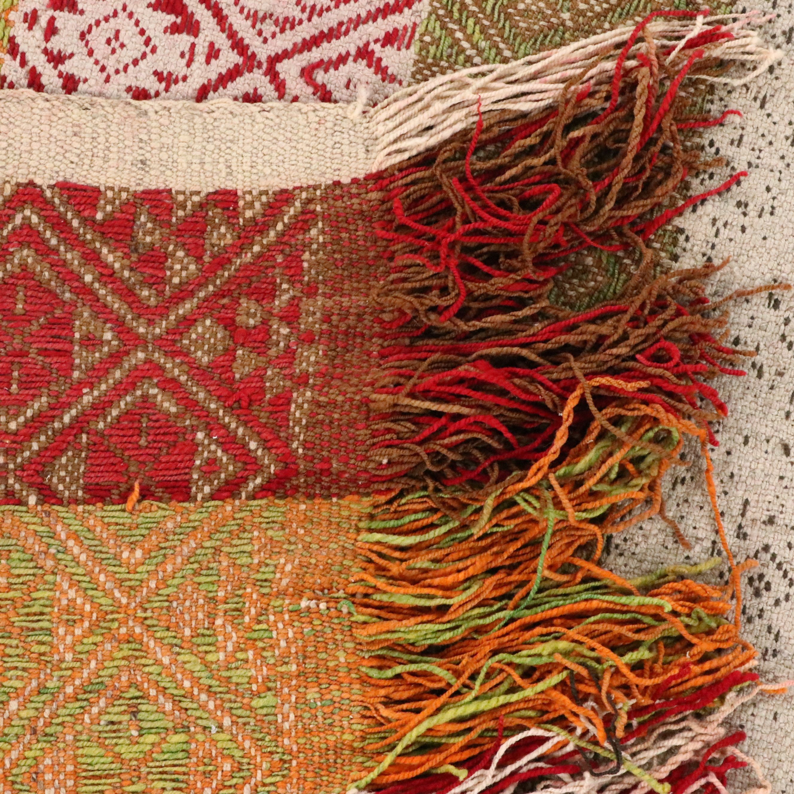 6'10 x 7'7 Handwoven Moroccan Area Rug