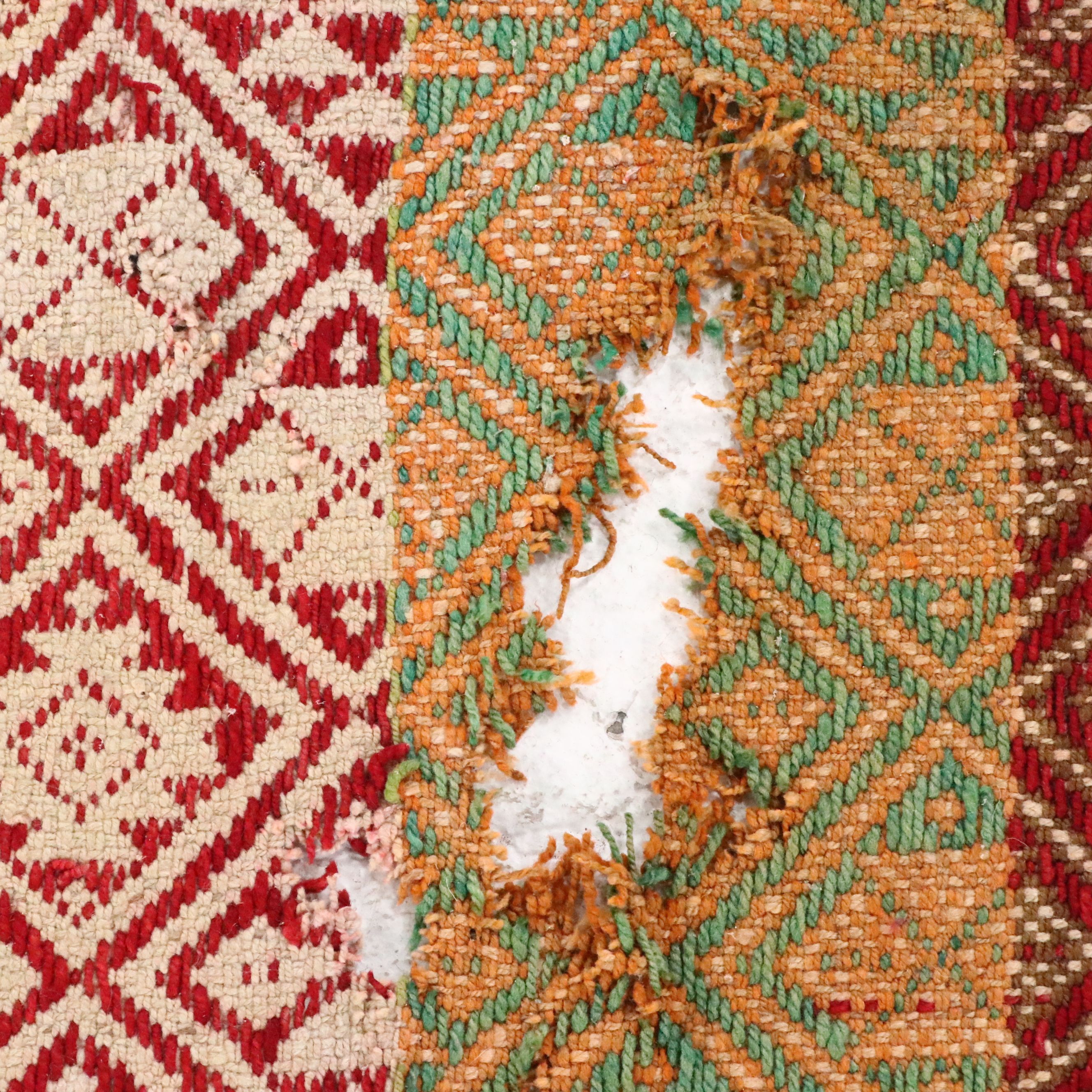 6'10 x 7'7 Handwoven Moroccan Area Rug