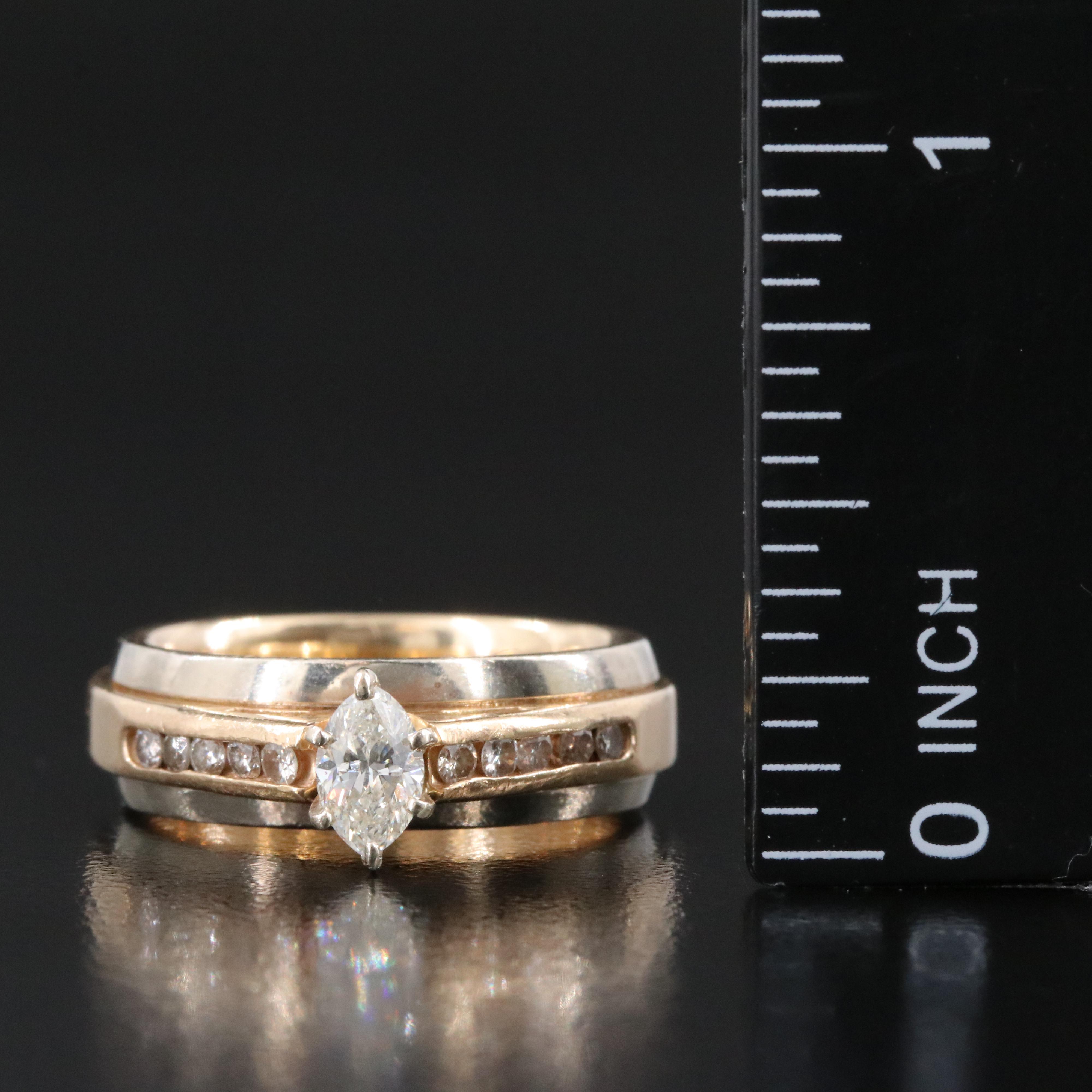 14K Ring 0.66 CTW Diamond Ring