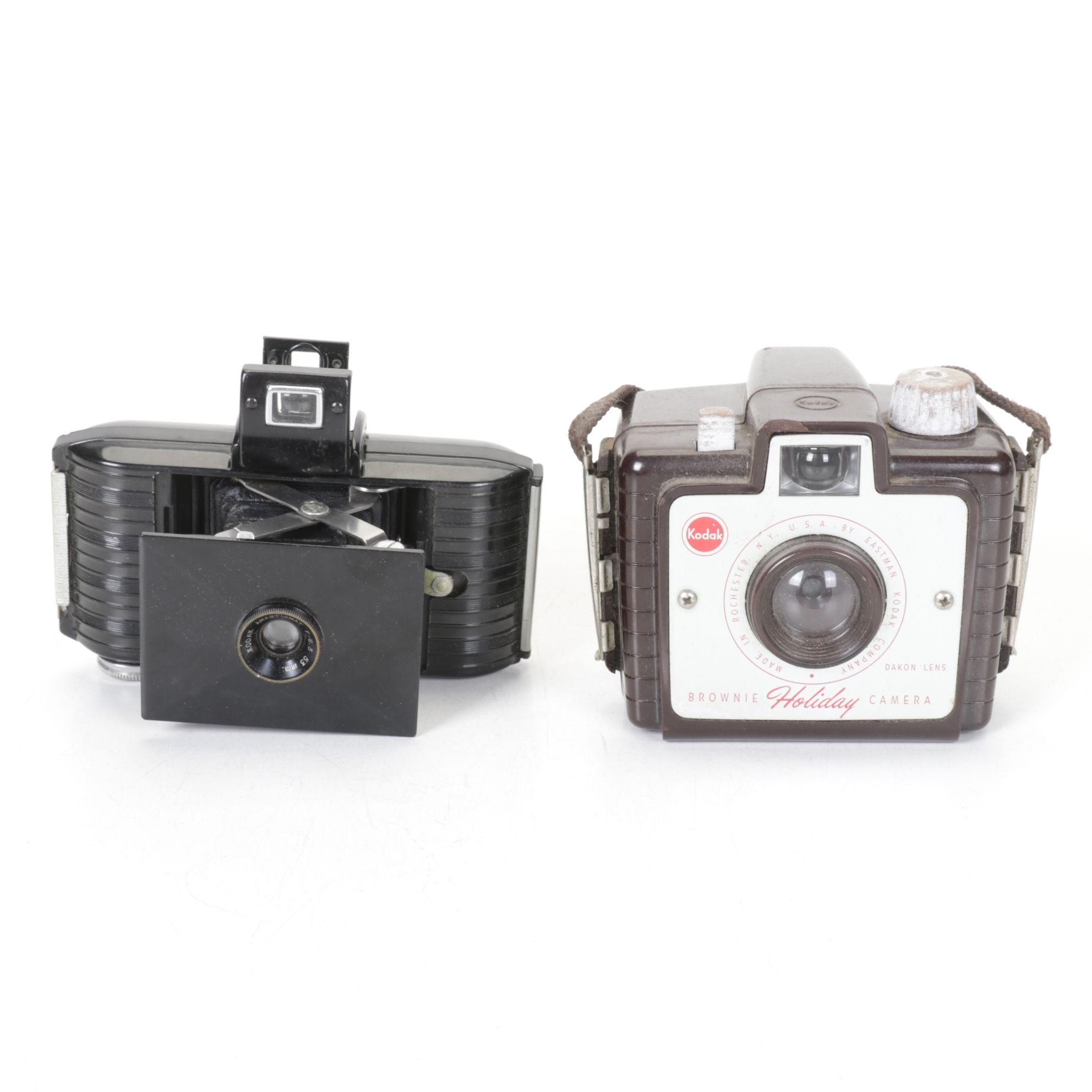 Kodak Six-16 Folding Camera & Other Bakelite Box Cameras