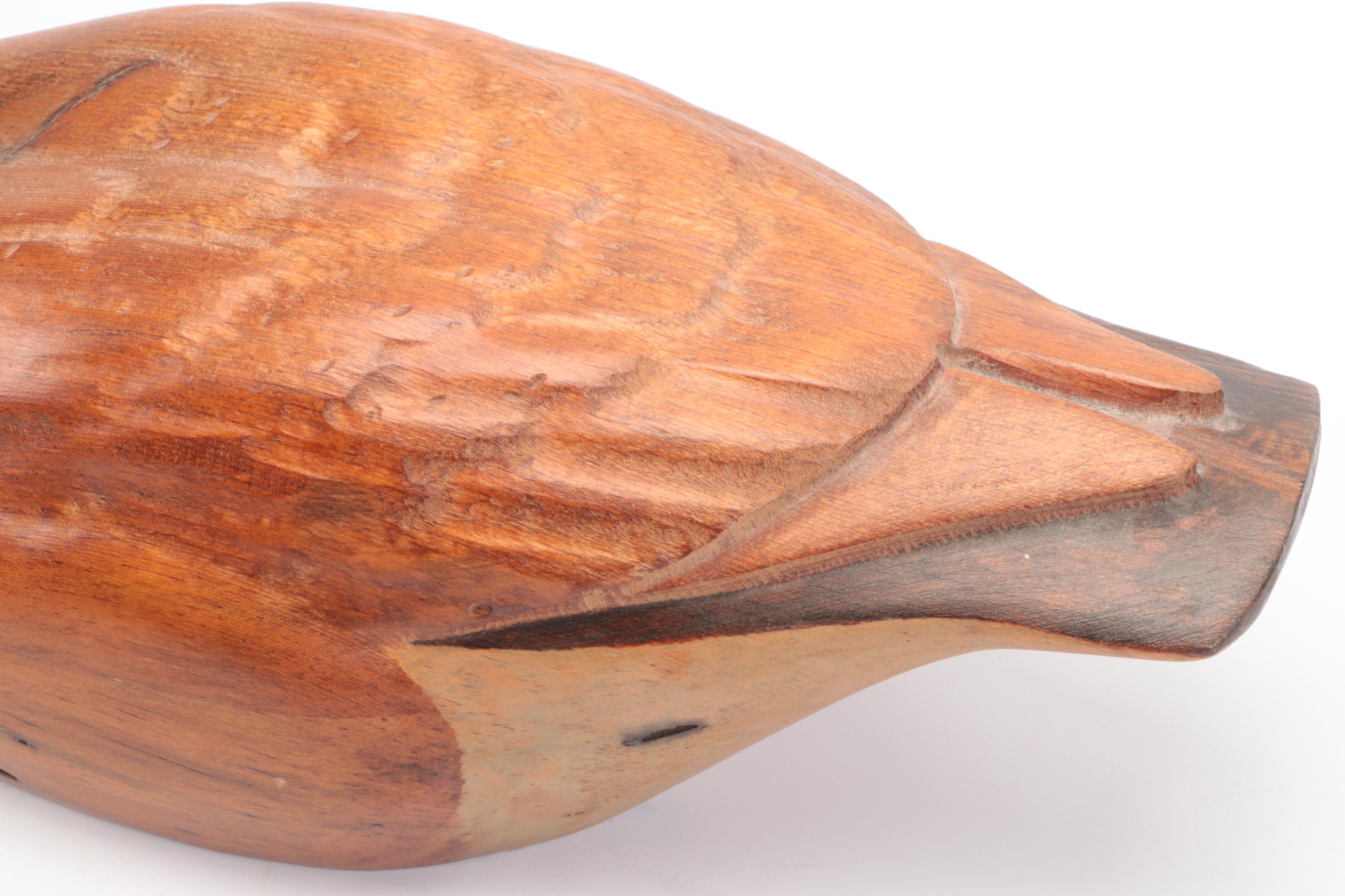 R. D. Lewis Hand-Carved Canada Goose Decoy