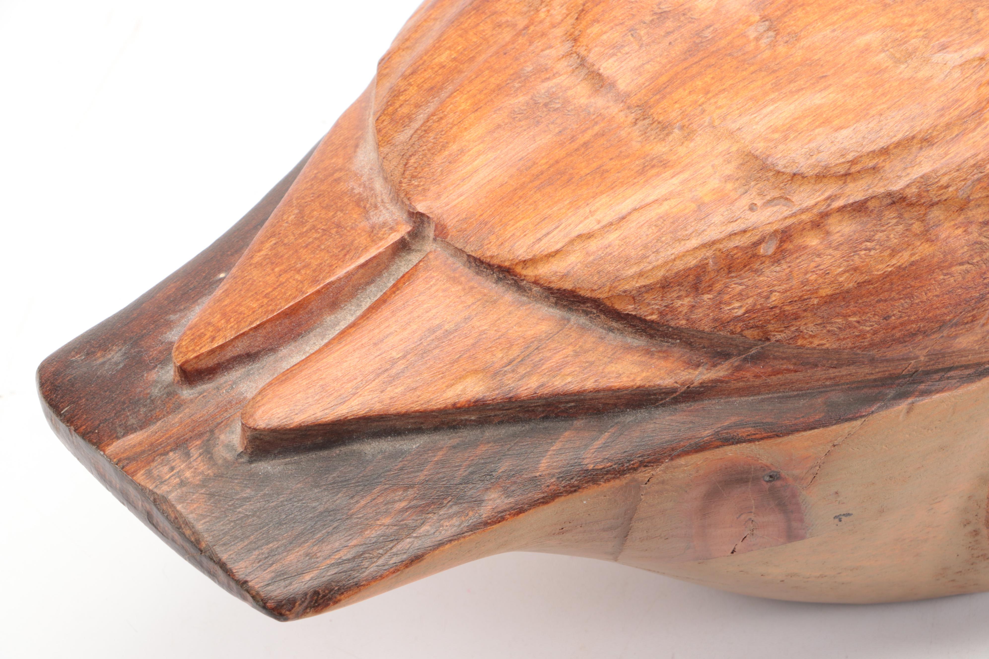 R. D. Lewis Hand-Carved Canada Goose Decoy