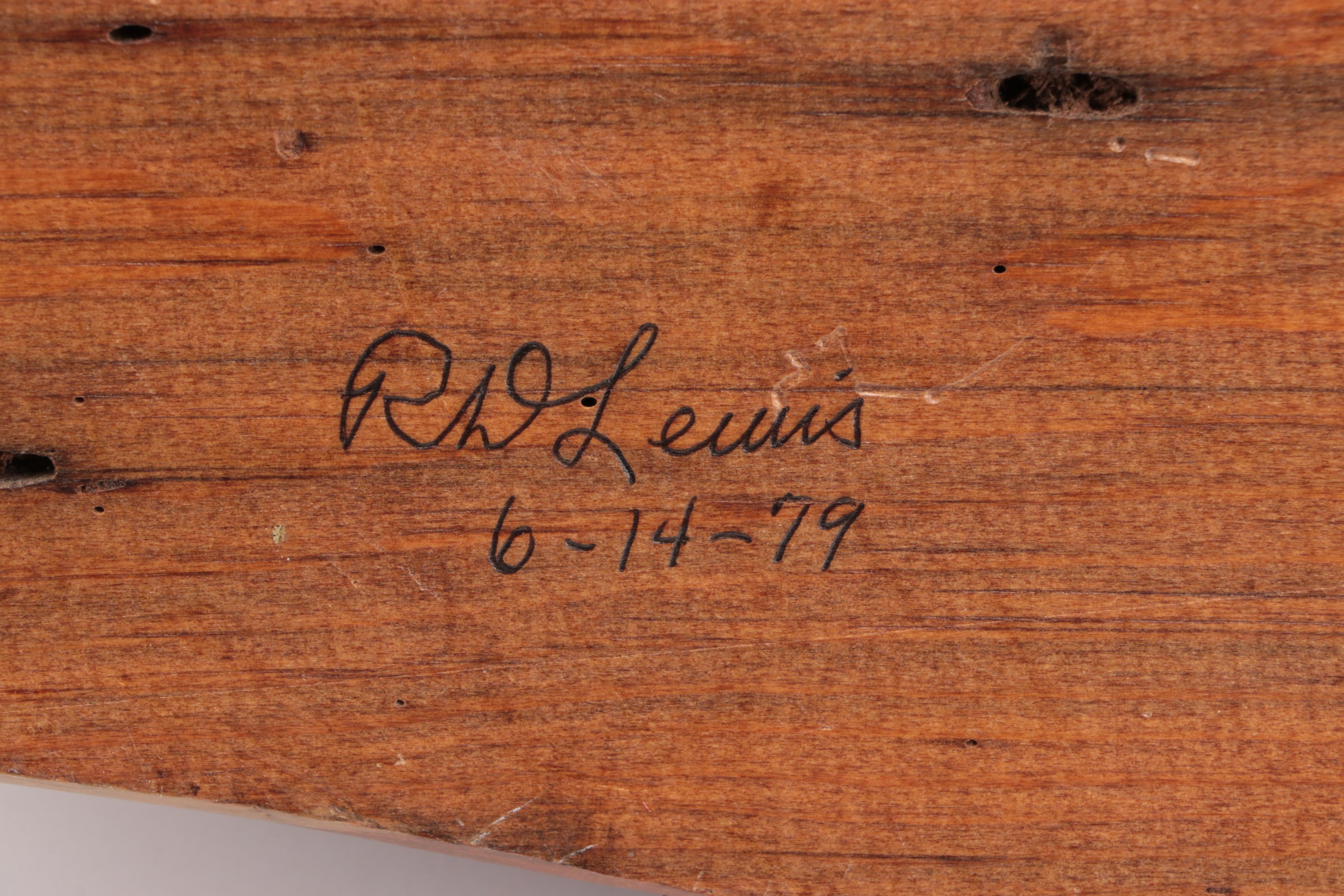 R. D. Lewis Hand-Carved Canada Goose Decoy