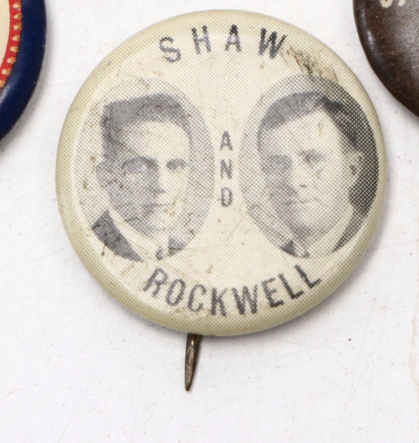 Henry R. Wolcott, Oliver H. Schoup and Other Colorado Republican Pinbacks