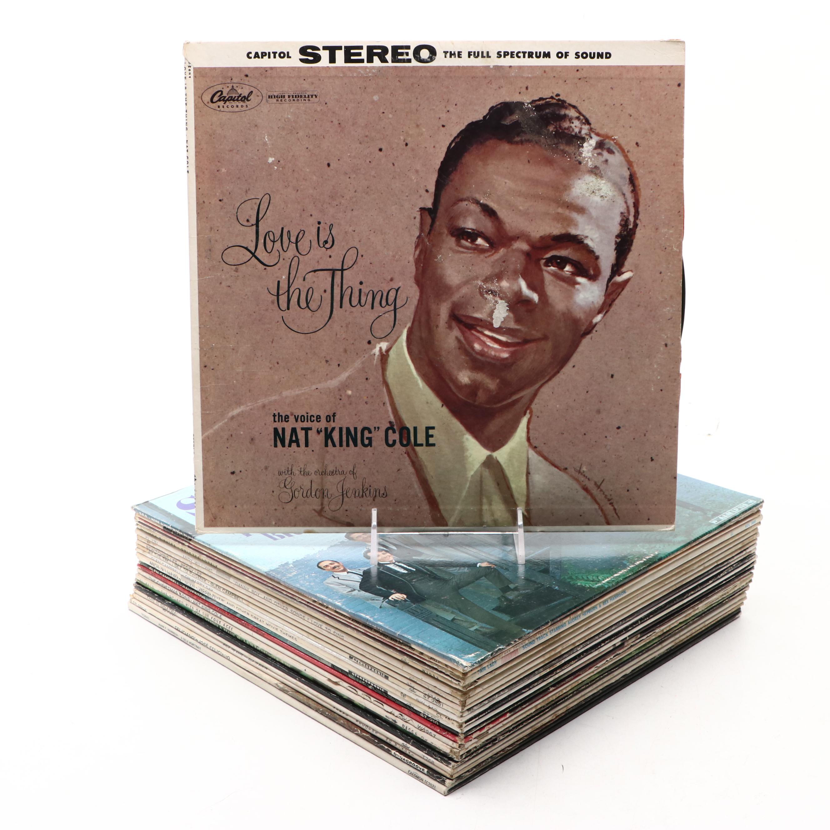 Nat King Cole, Glen Campbell, Andy Williams, Frank Sinatra & More Vinyl Records
