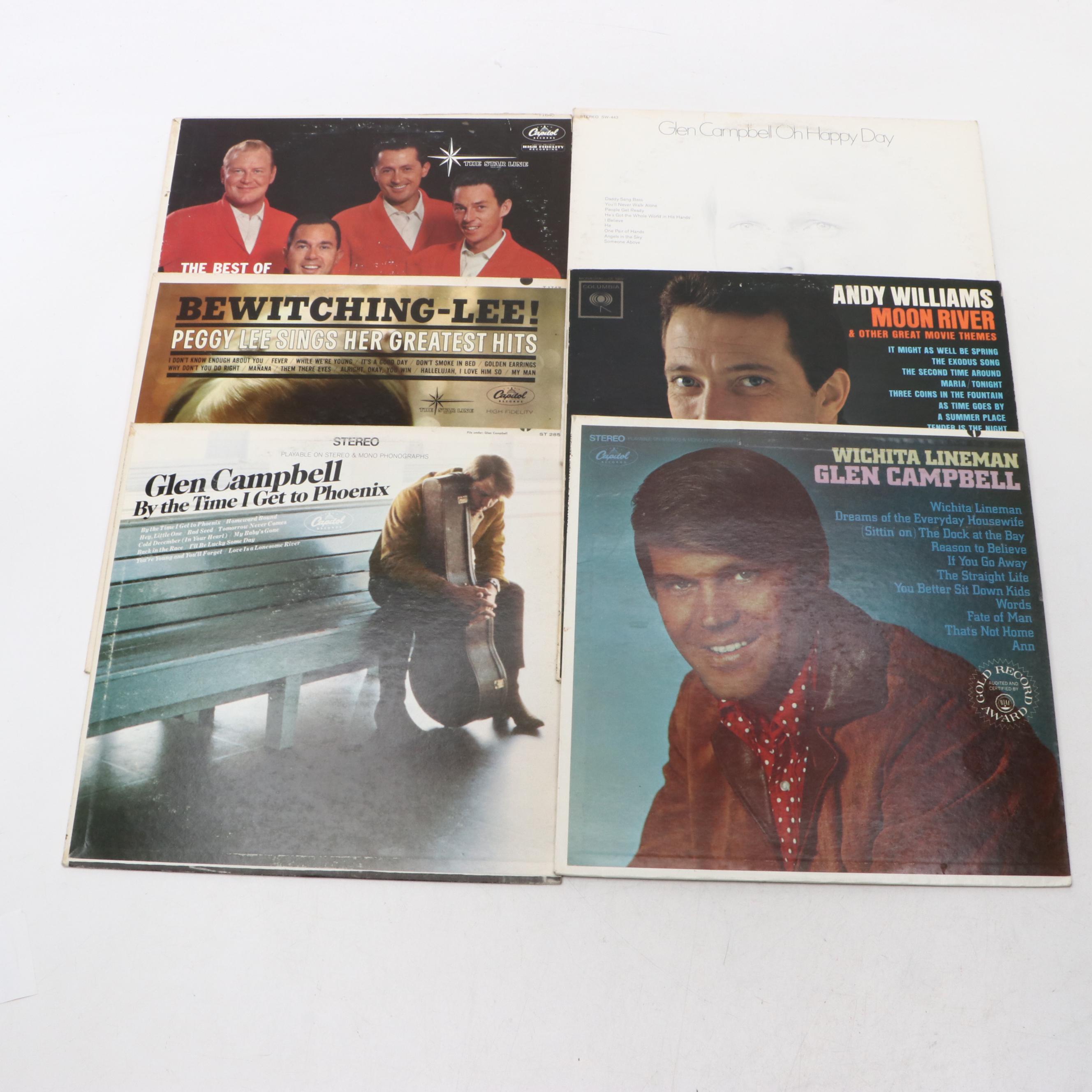 Nat King Cole, Glen Campbell, Andy Williams, Frank Sinatra & More Vinyl Records