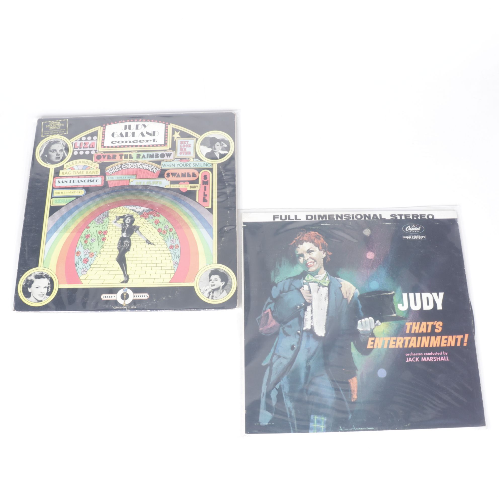Judy Garland Vinyl Records Albums Including "The Immortal Judy Garland"