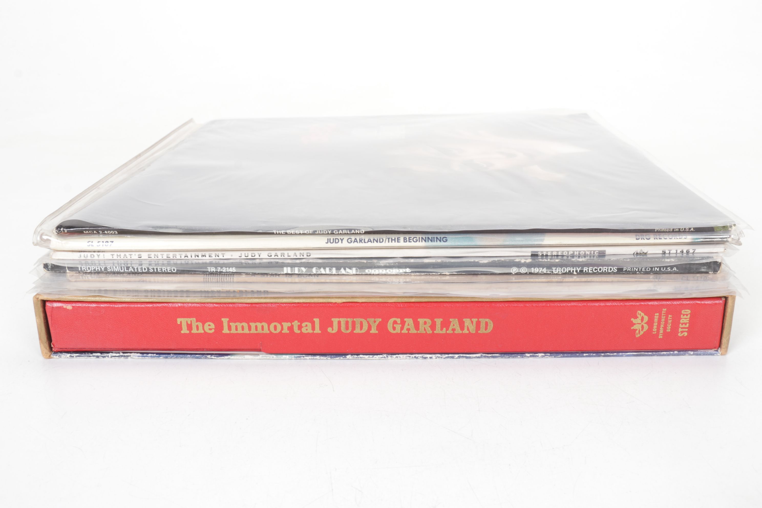 Judy Garland Vinyl Records Albums Including "The Immortal Judy Garland"