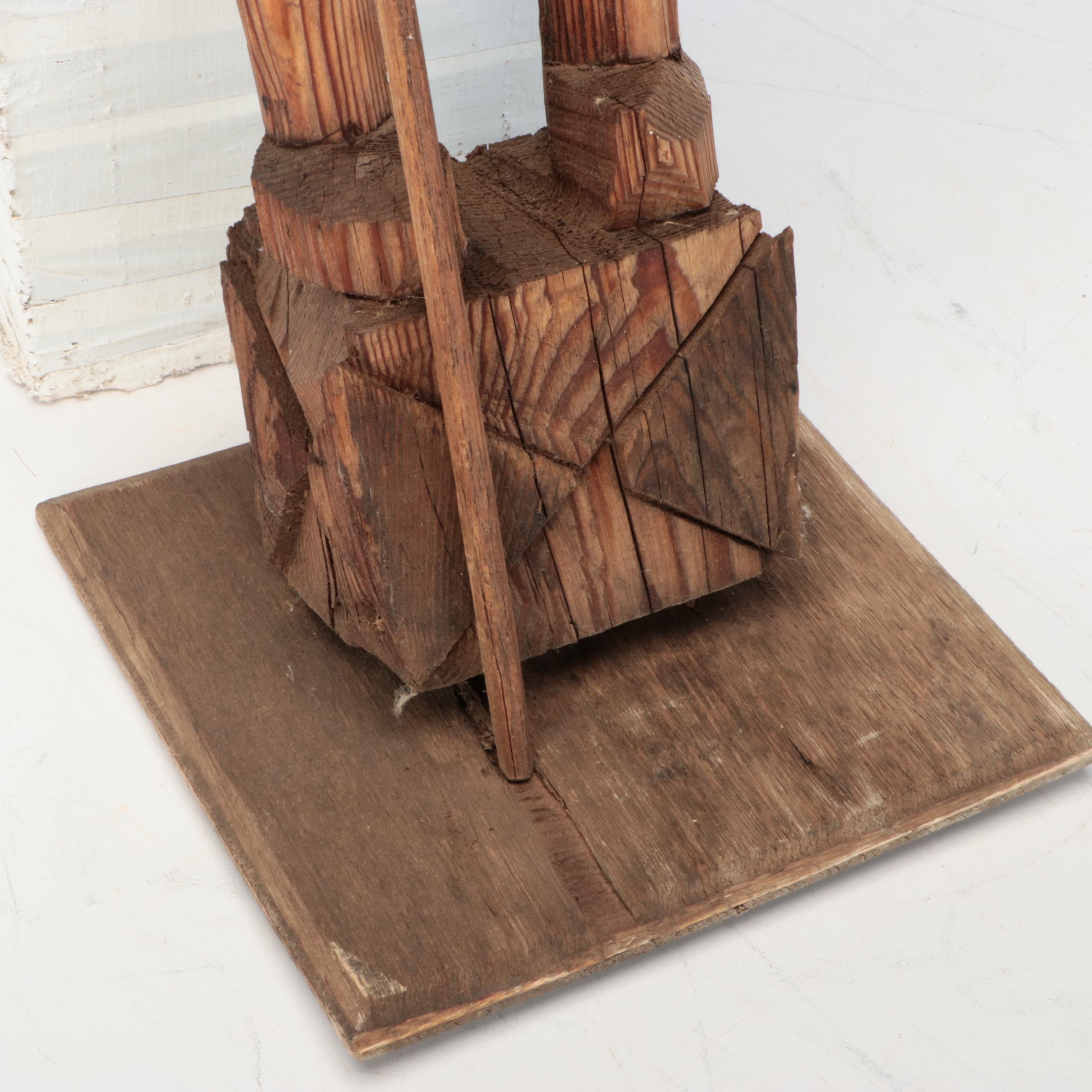 Chainsaw Sculpture Carved Wood Don Quixote