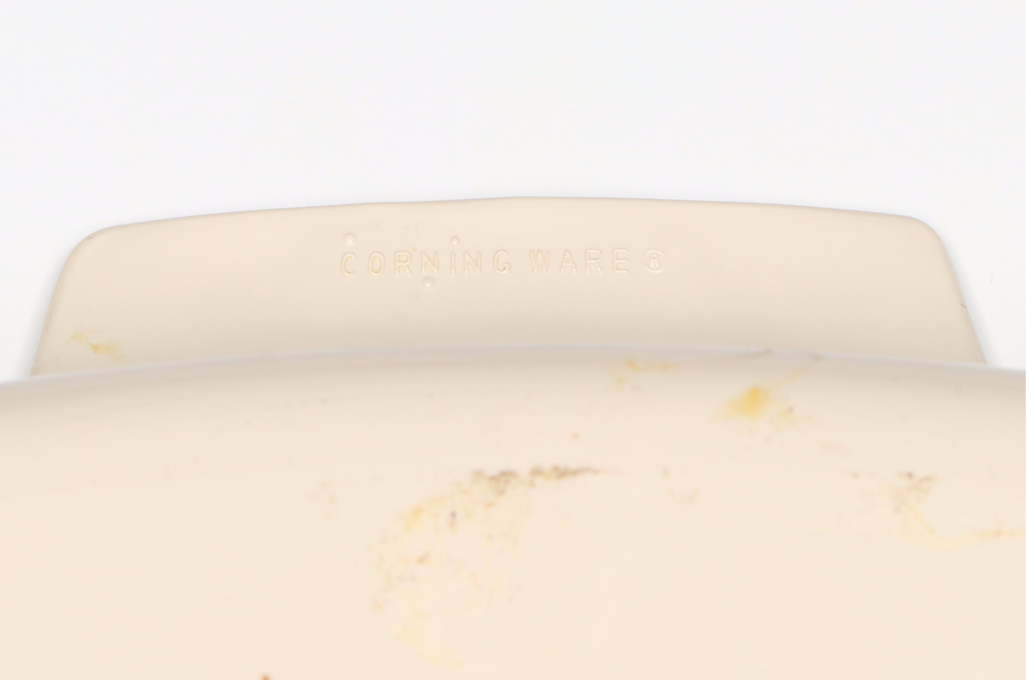 Corning Ware "Abundance" Casserole Dishes with Pyrex Glass Lids