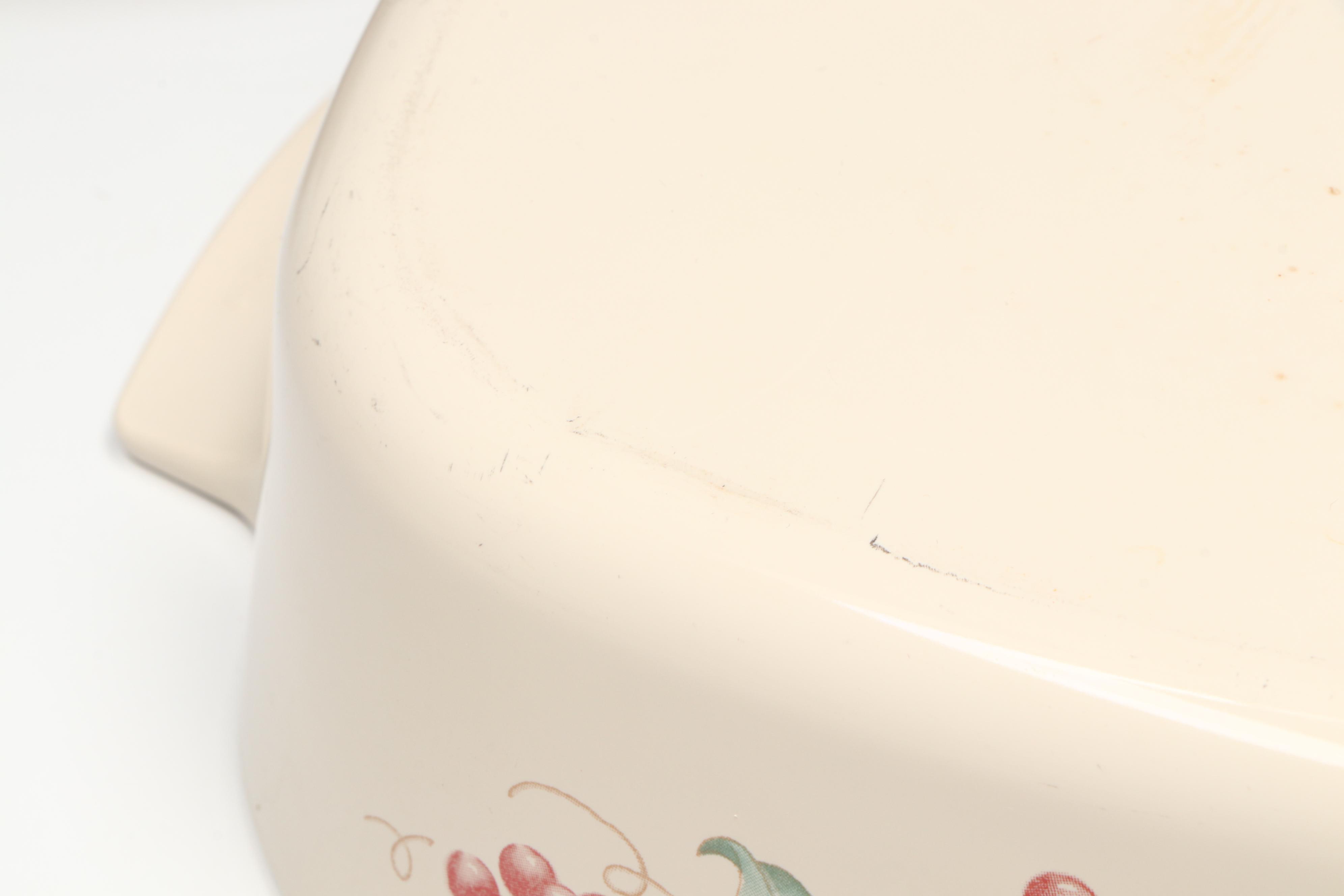 Corning Ware "Abundance" Casserole Dishes with Pyrex Glass Lids