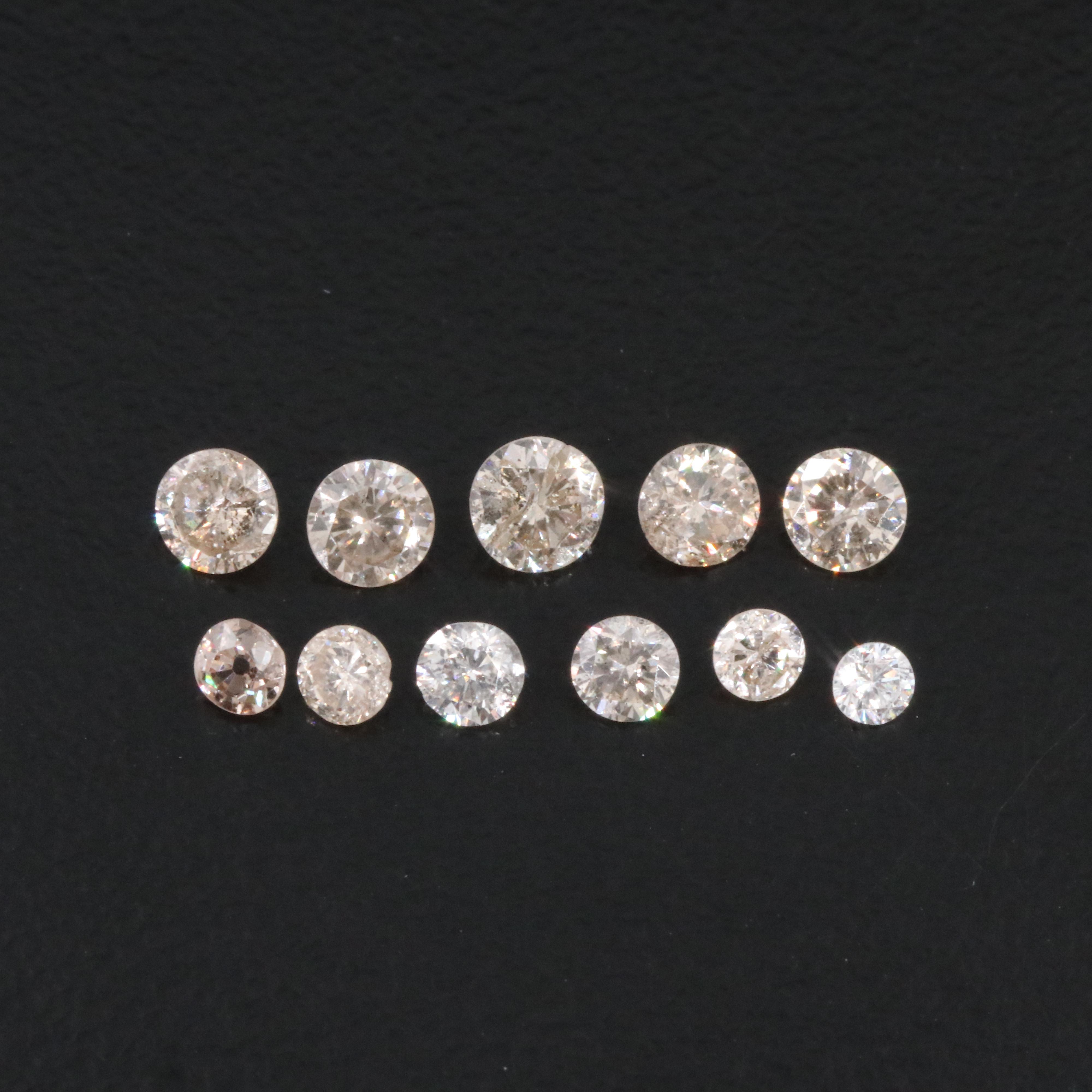Loose 1.54 CTW Diamond Lot