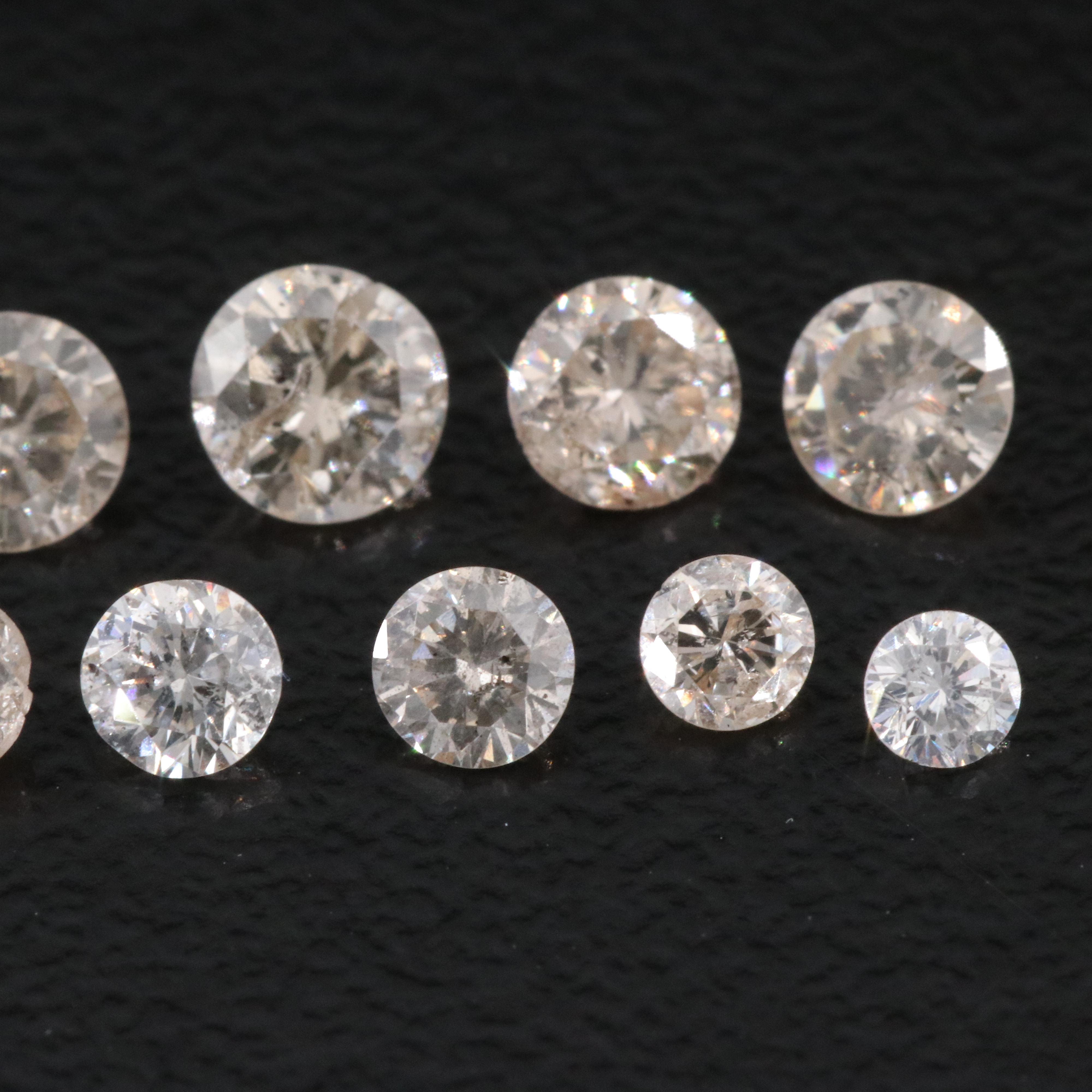 Loose 1.54 CTW Diamond Lot