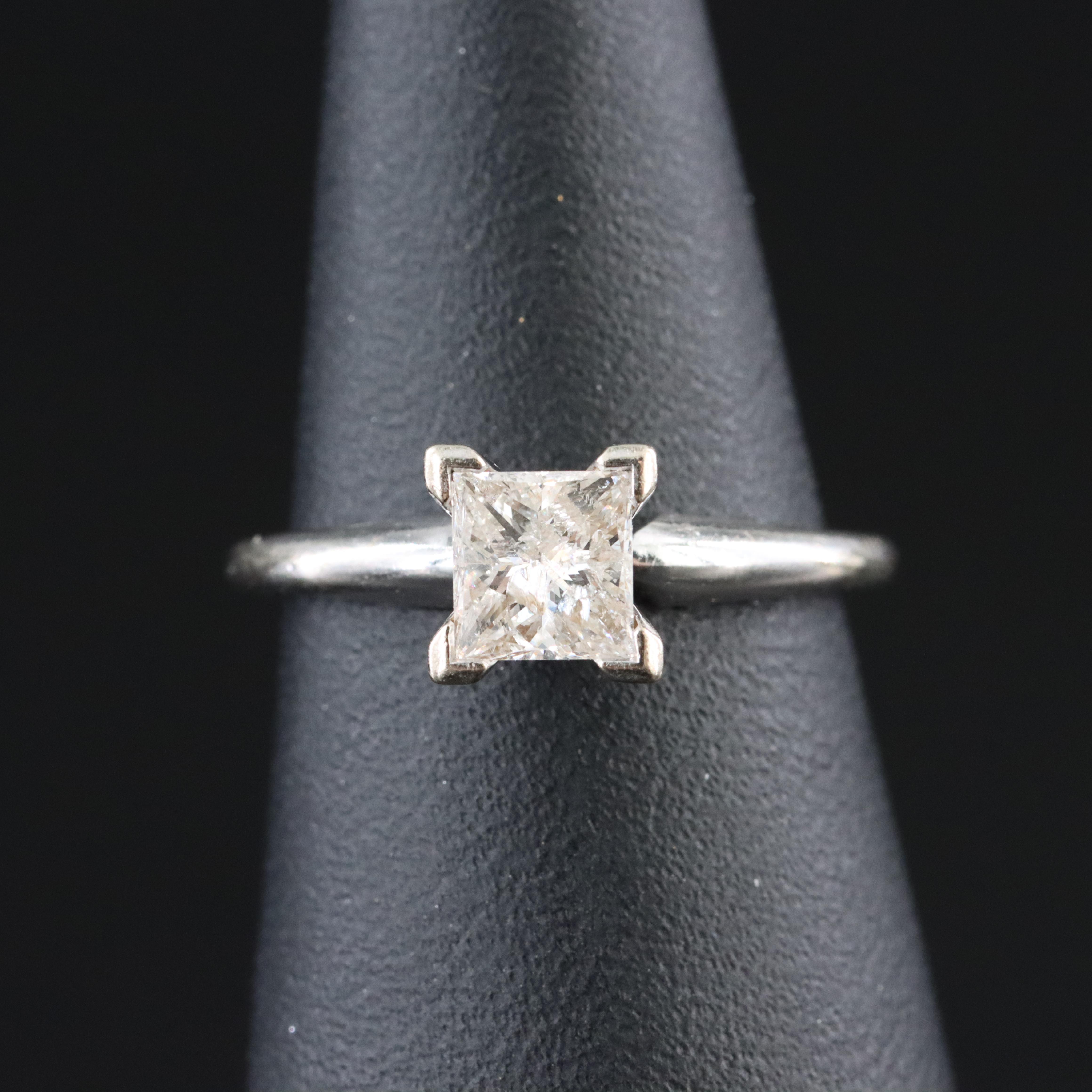 14K 0.75 CT Diamond Solitaire Ring