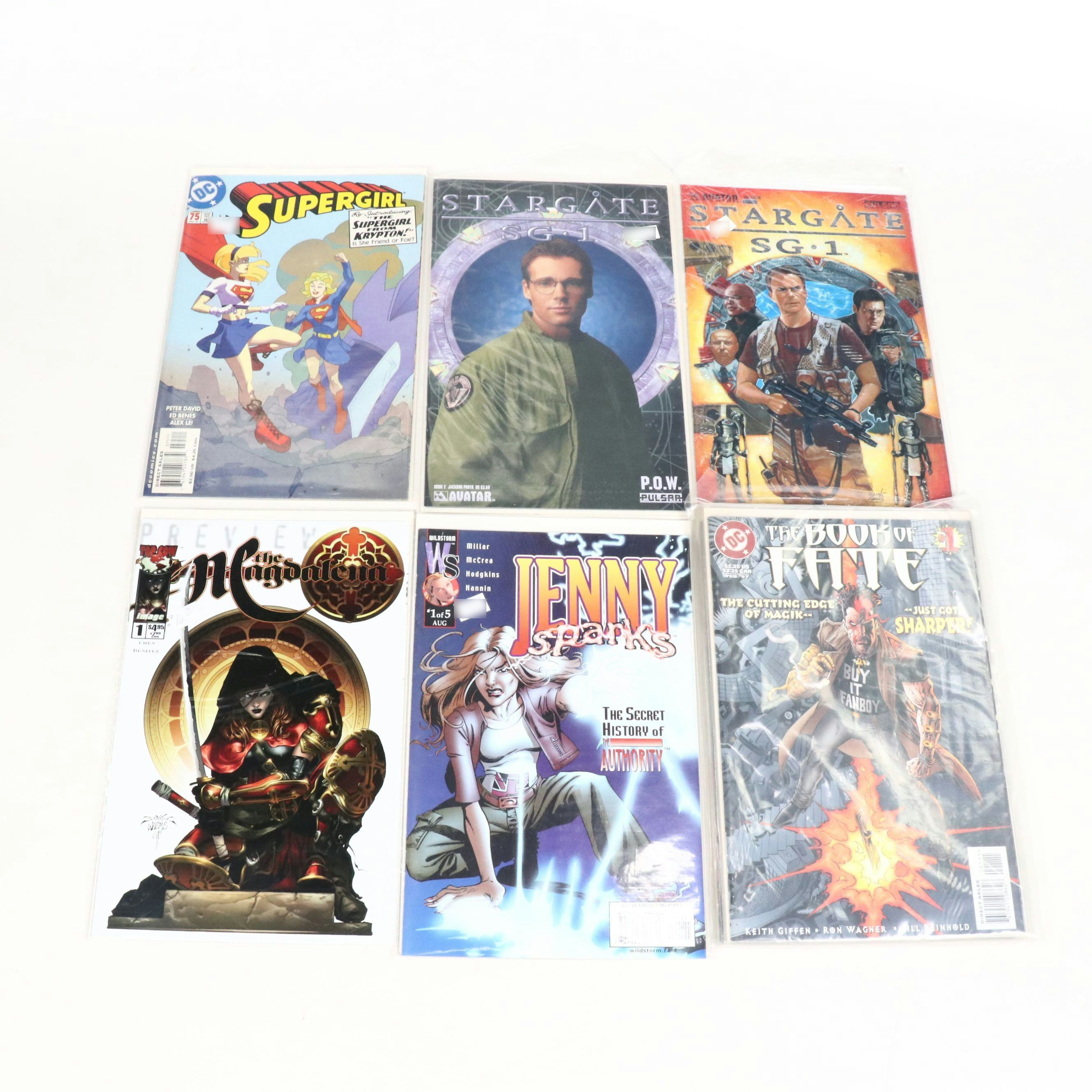 Modern Age Comic Books Featuring "Supergirl", "Space Ghost", Stargate", and More