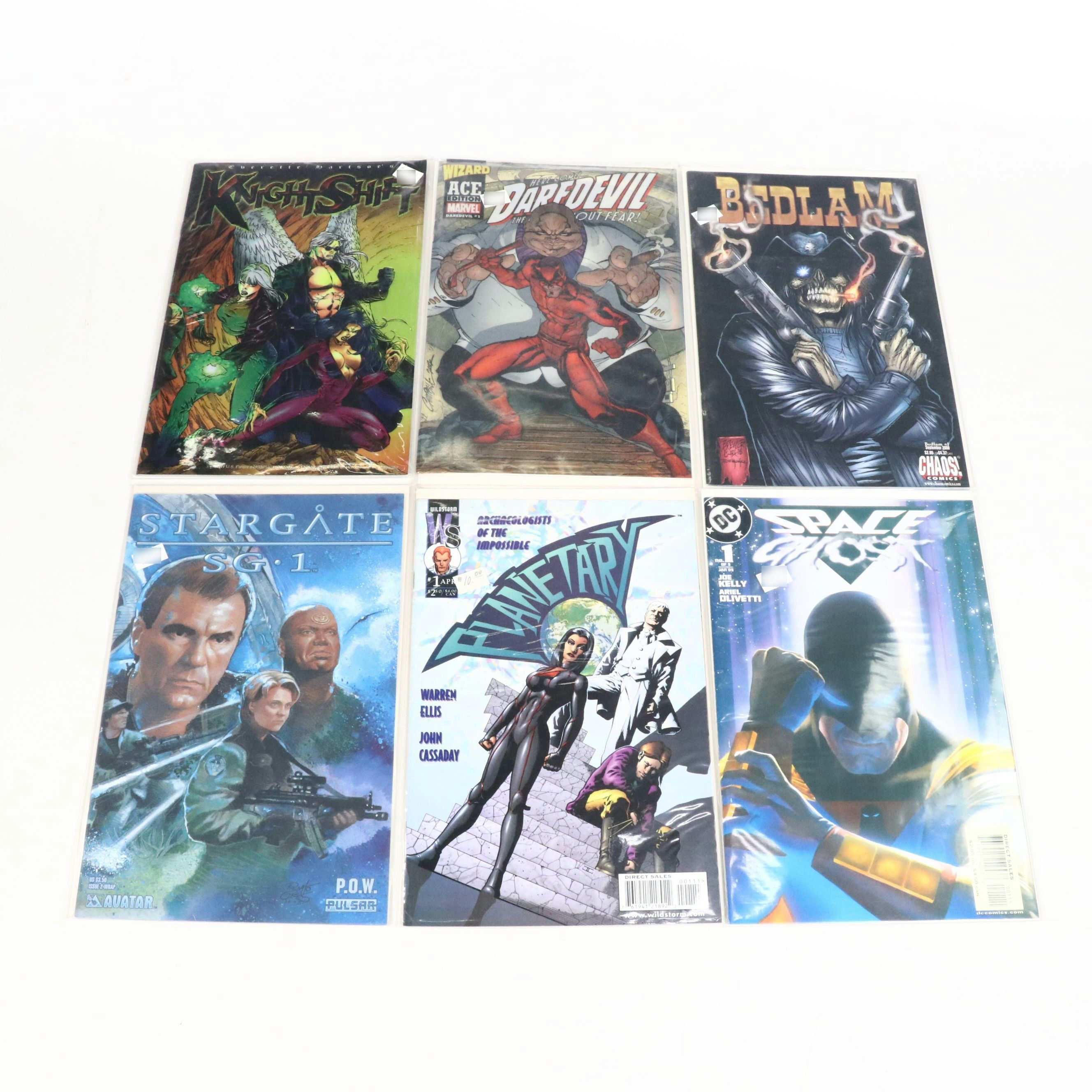 Modern Age Comic Books Featuring "Supergirl", "Space Ghost", Stargate", and More