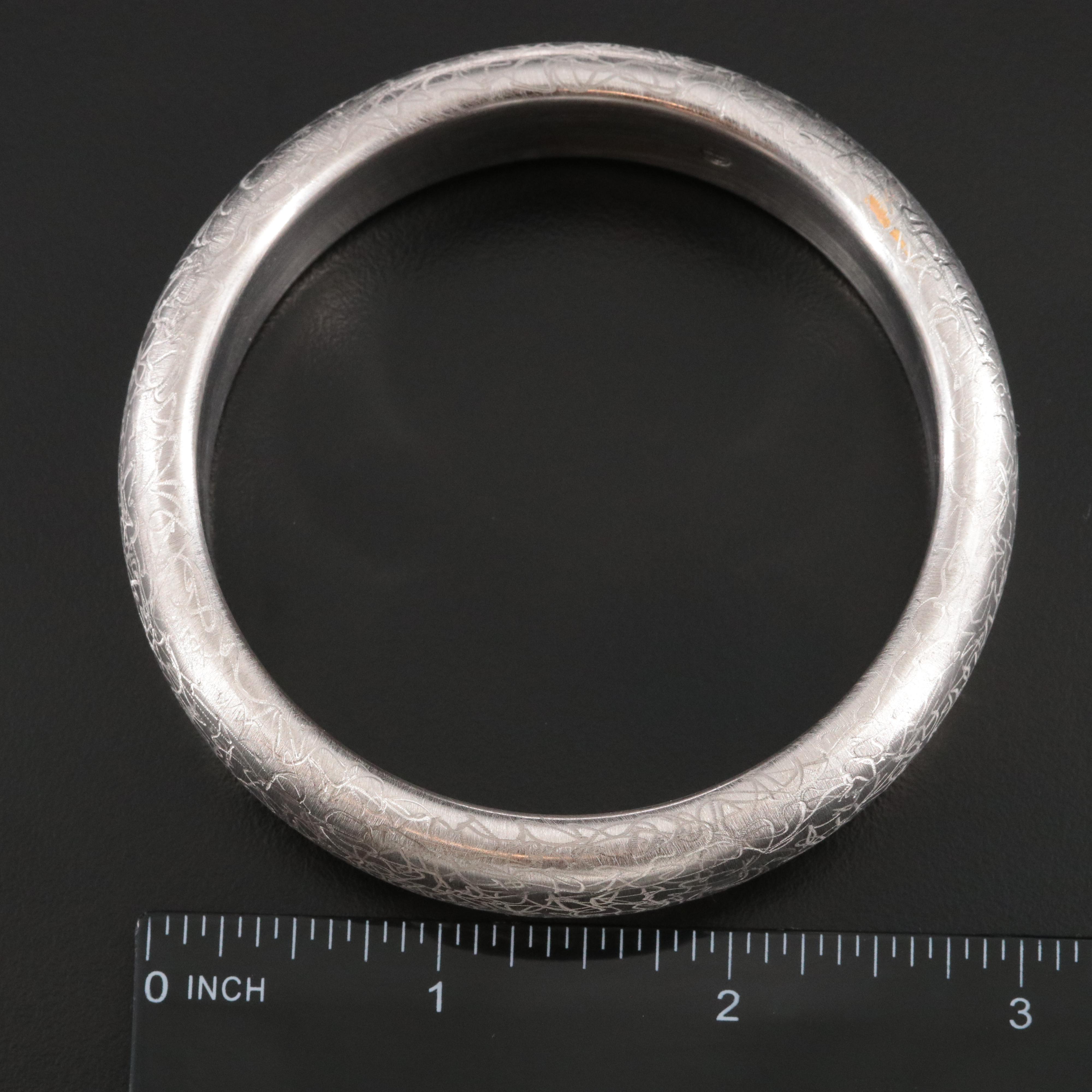 14K Milor Electroformed Bangle Bracelet