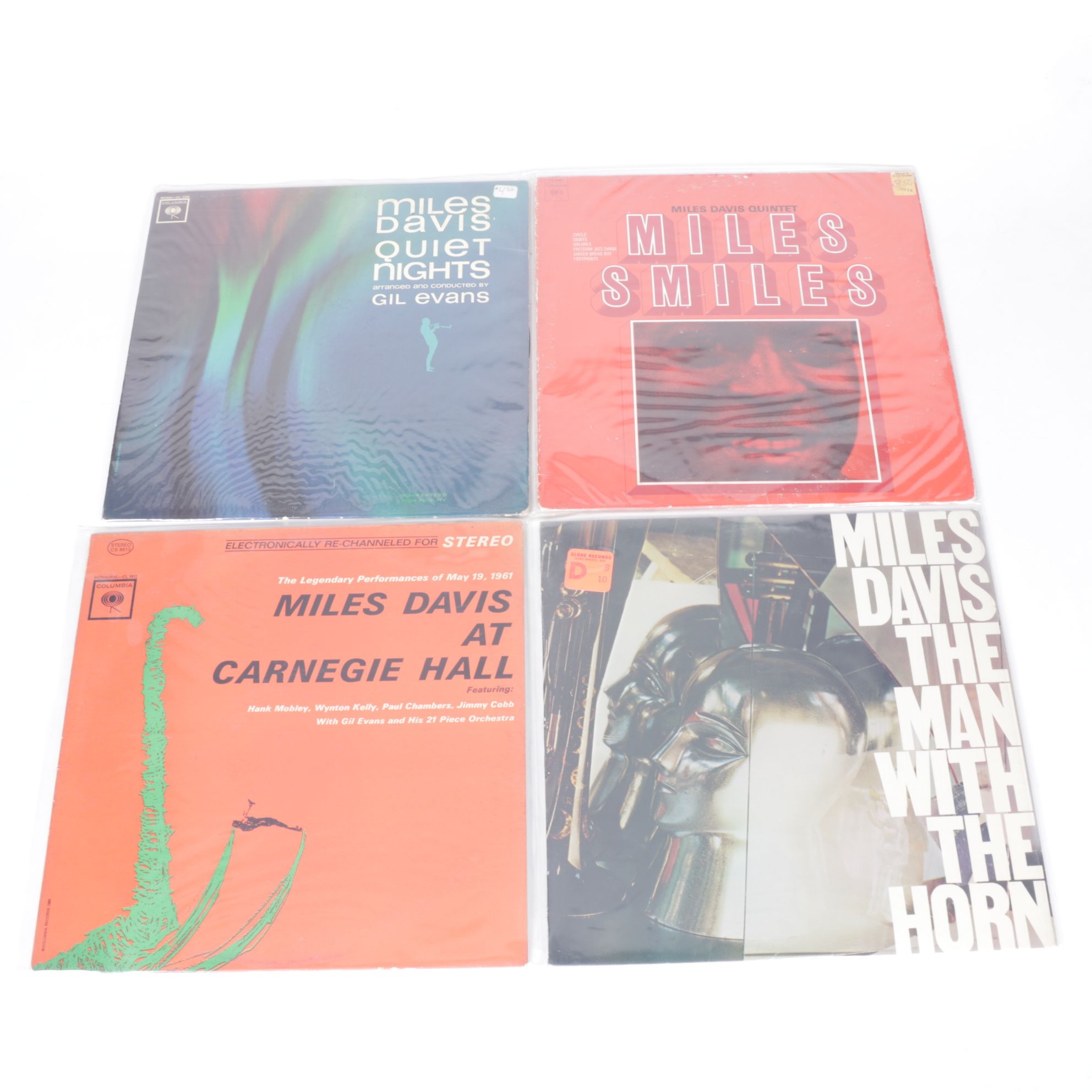 Miles Davis and George Benson Collection of Vinyl Record Albums