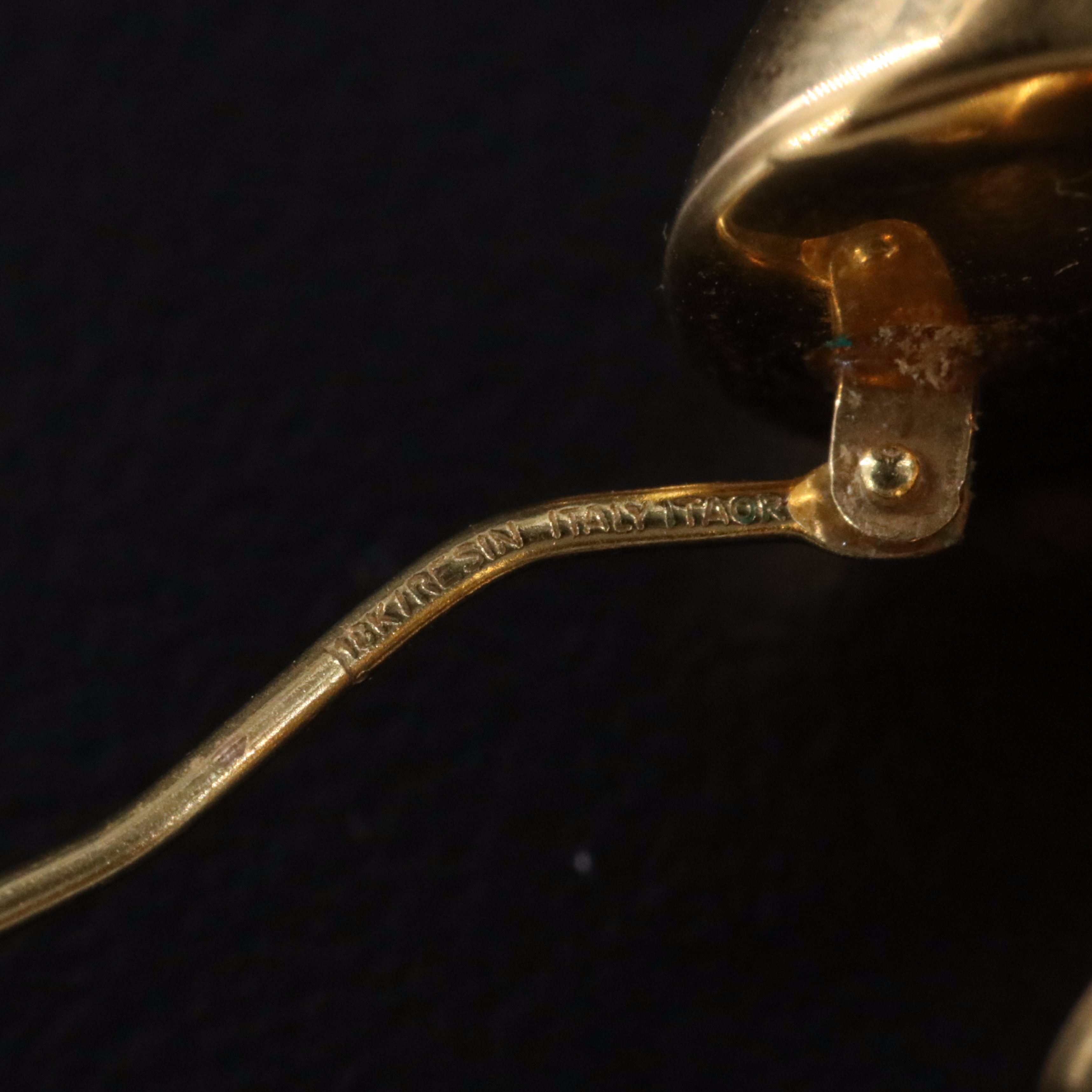 Italian Electroformed 18K Hoops