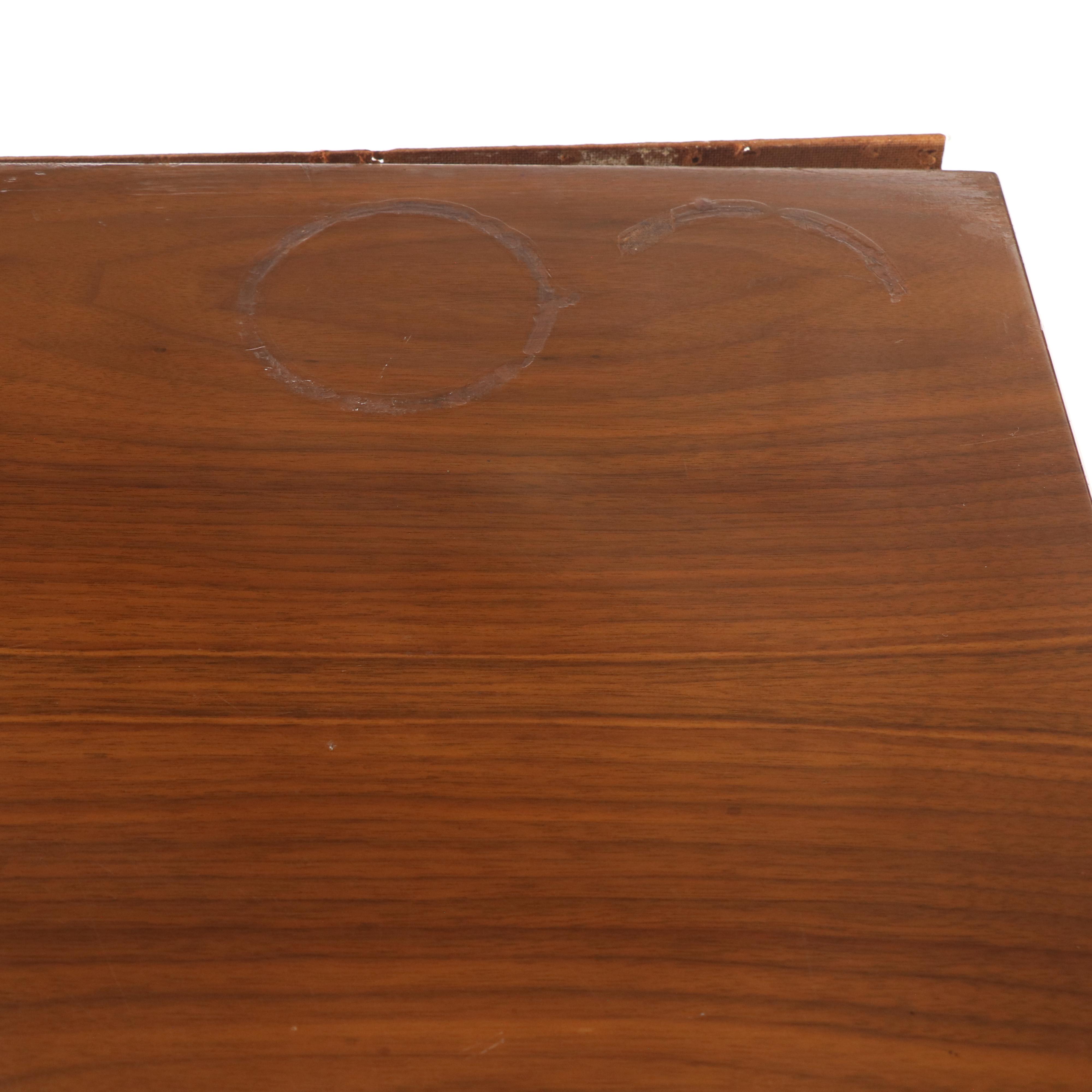 Mid Century Modern Walnut Four-Drawer Chest