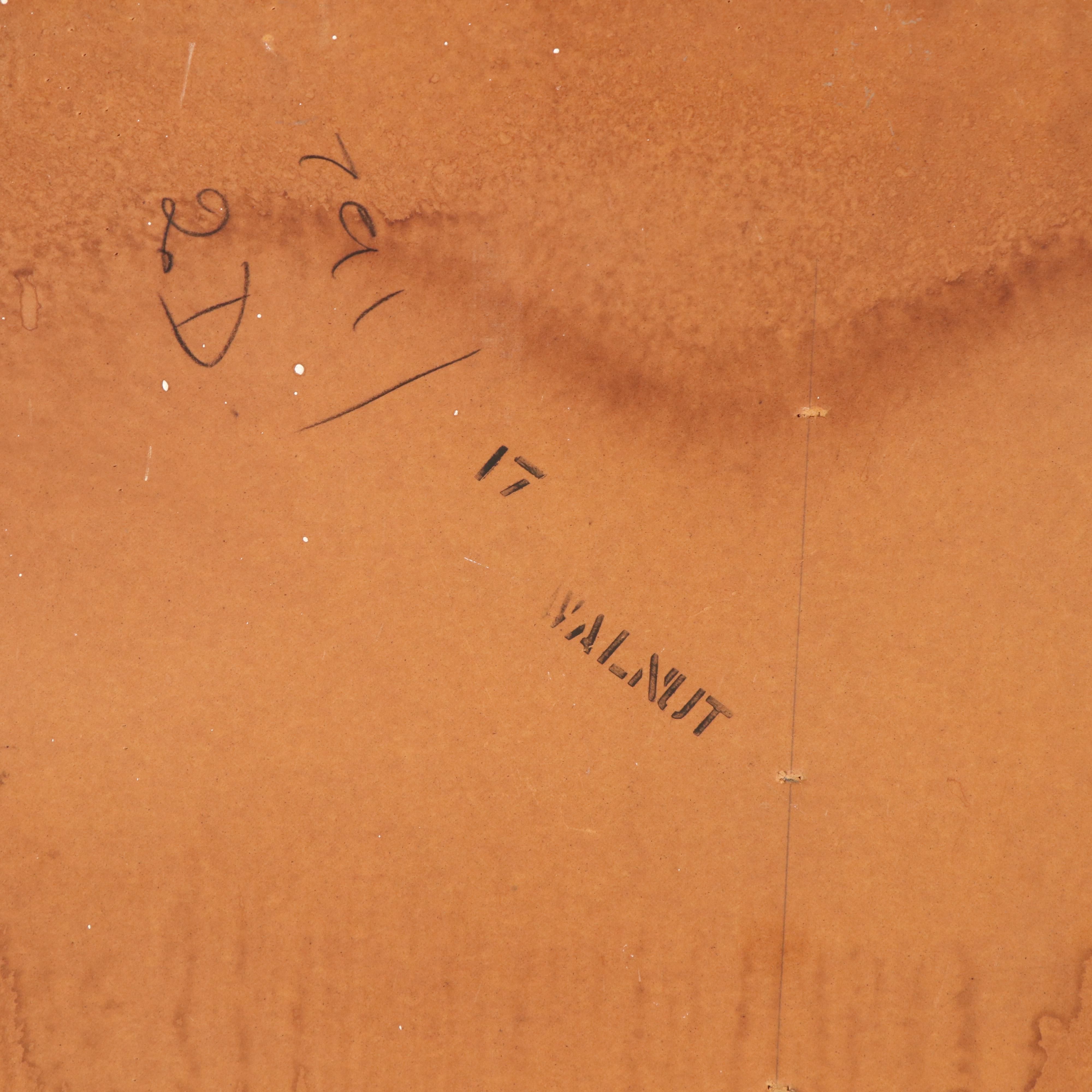 Mid Century Modern Walnut Four-Drawer Chest