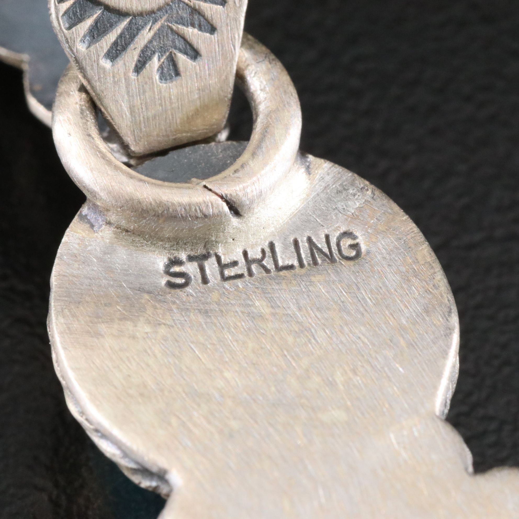 Sterling Turquoise Cross Pendant