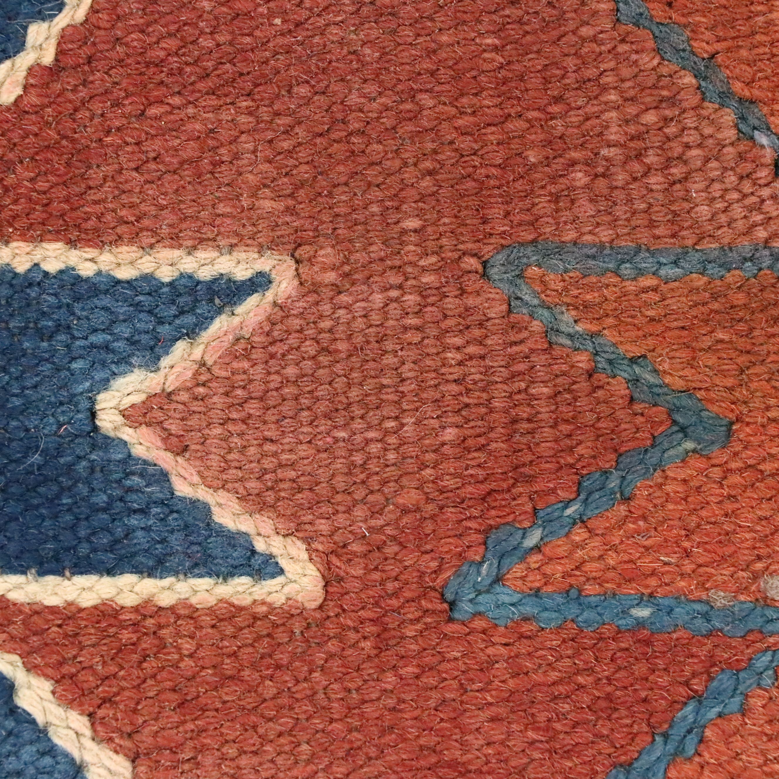 6'5 x 8'6 Handwoven Afghan Kilim Area Rug