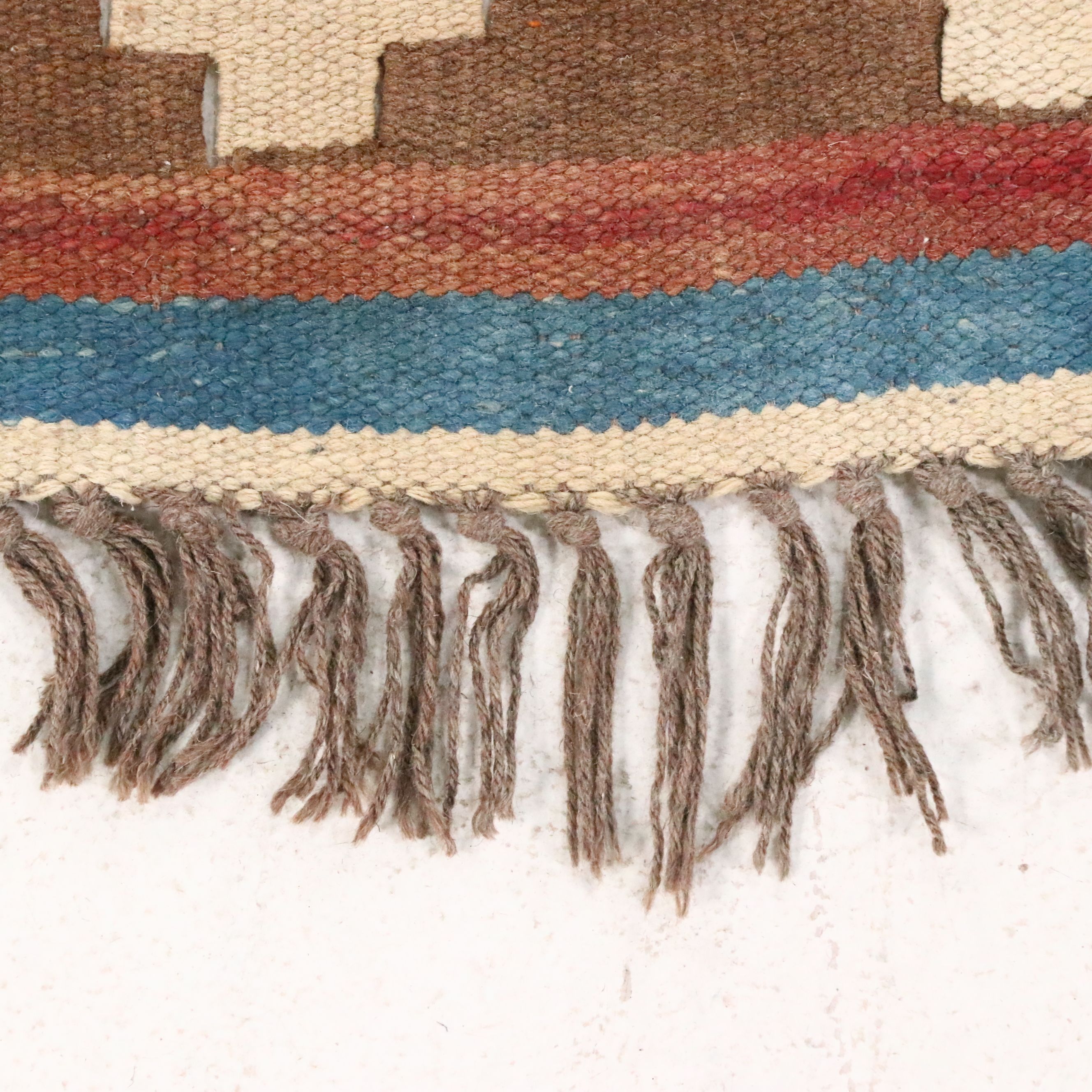 6'5 x 8'6 Handwoven Afghan Kilim Area Rug