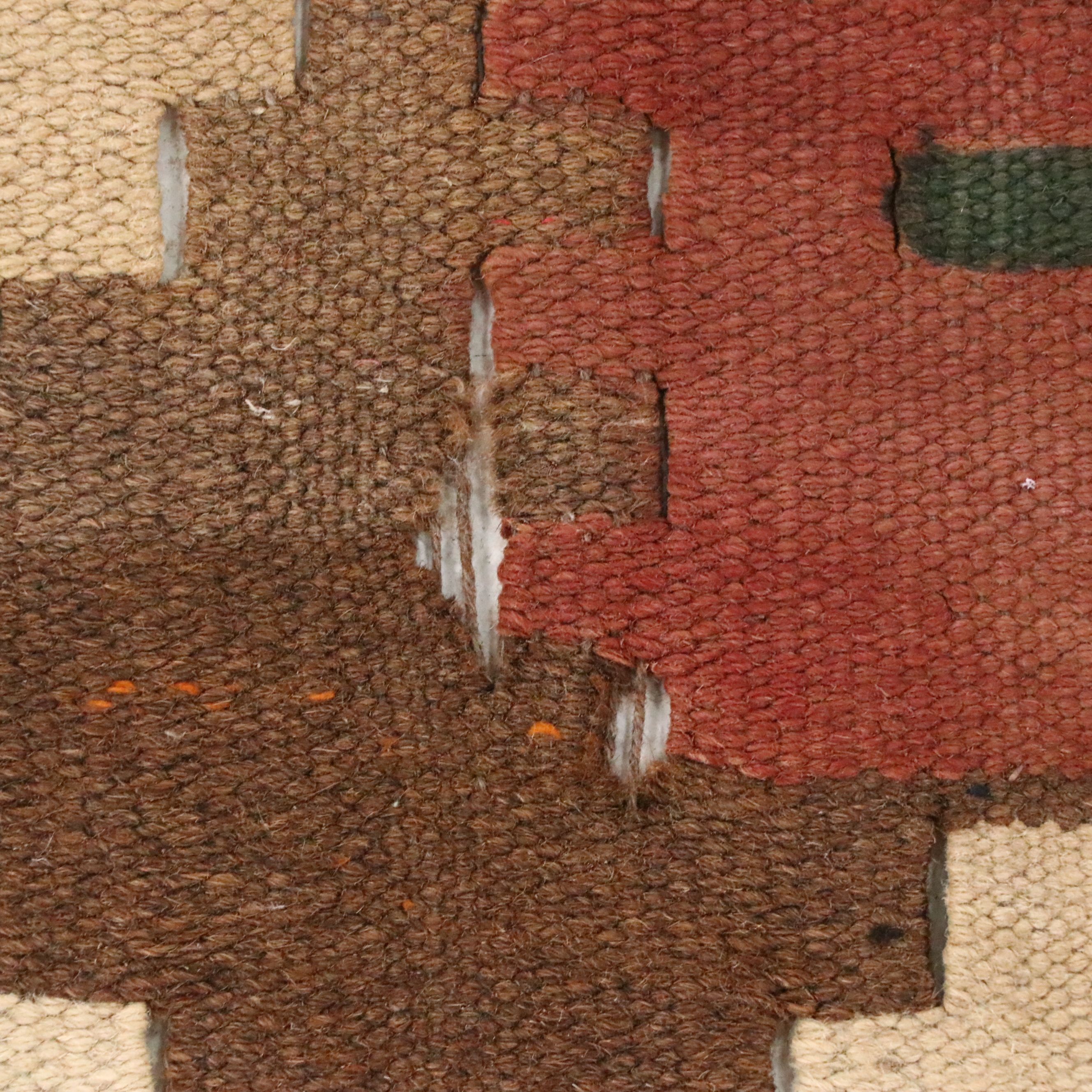 6'5 x 8'6 Handwoven Afghan Kilim Area Rug