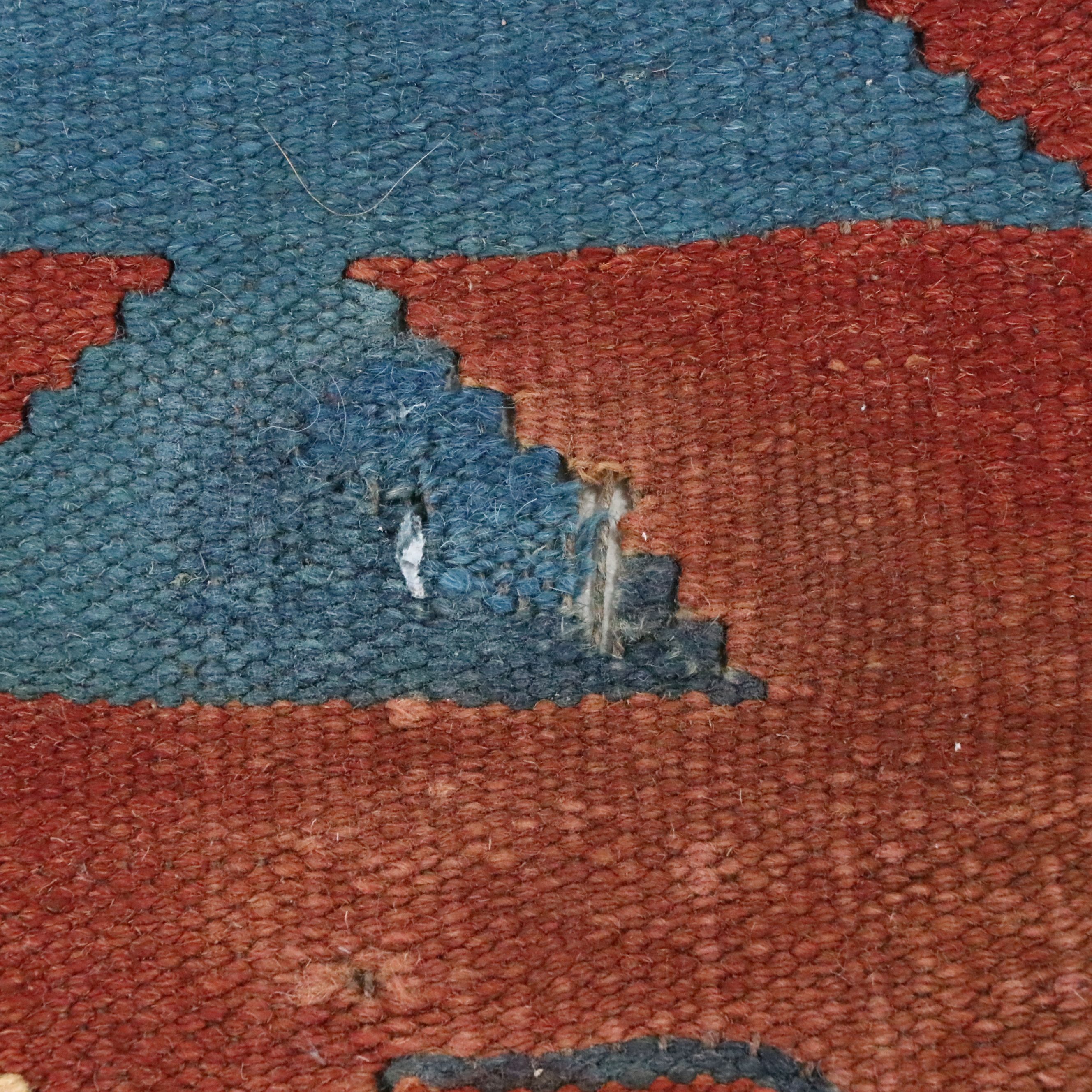 6'5 x 8'6 Handwoven Afghan Kilim Area Rug