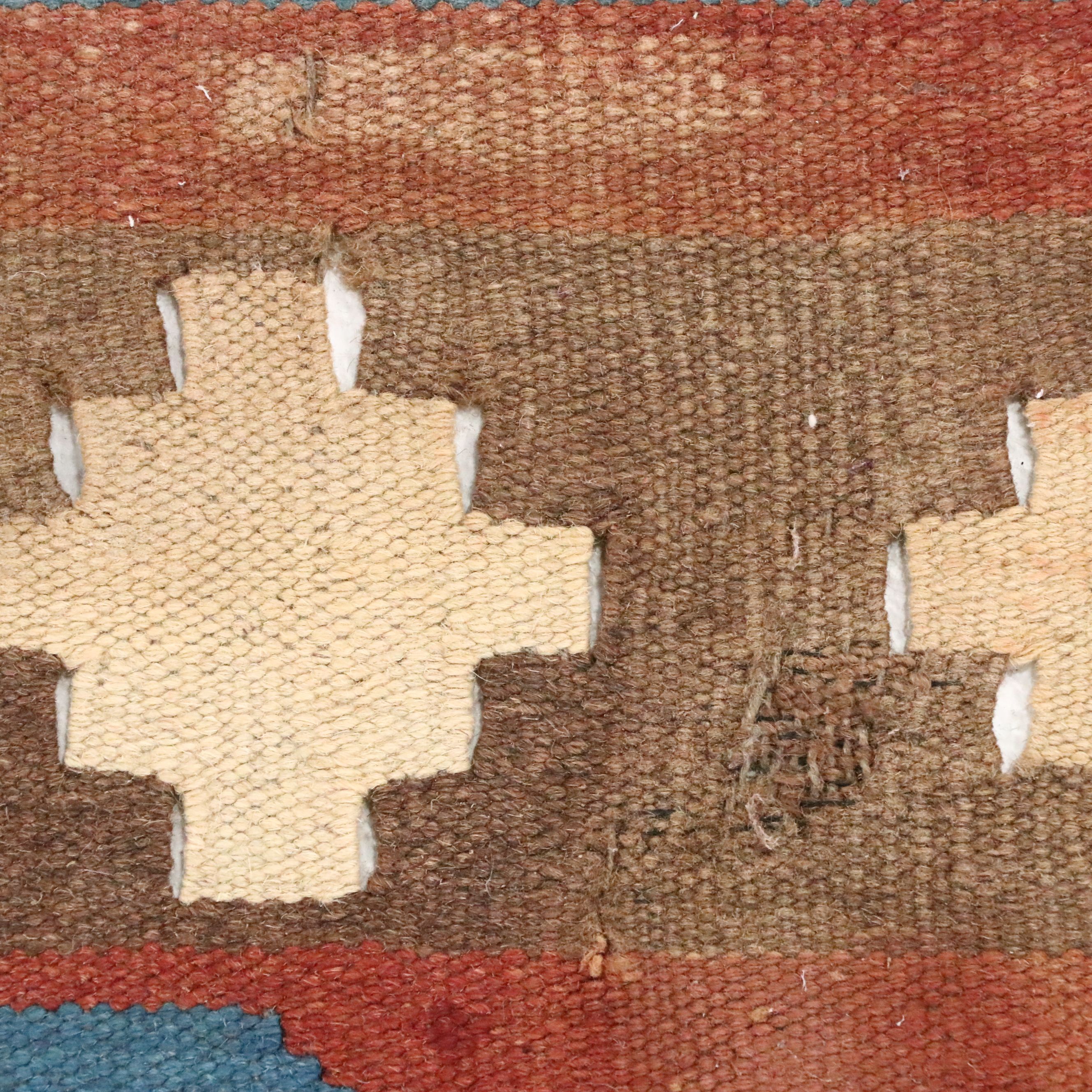 6'5 x 8'6 Handwoven Afghan Kilim Area Rug