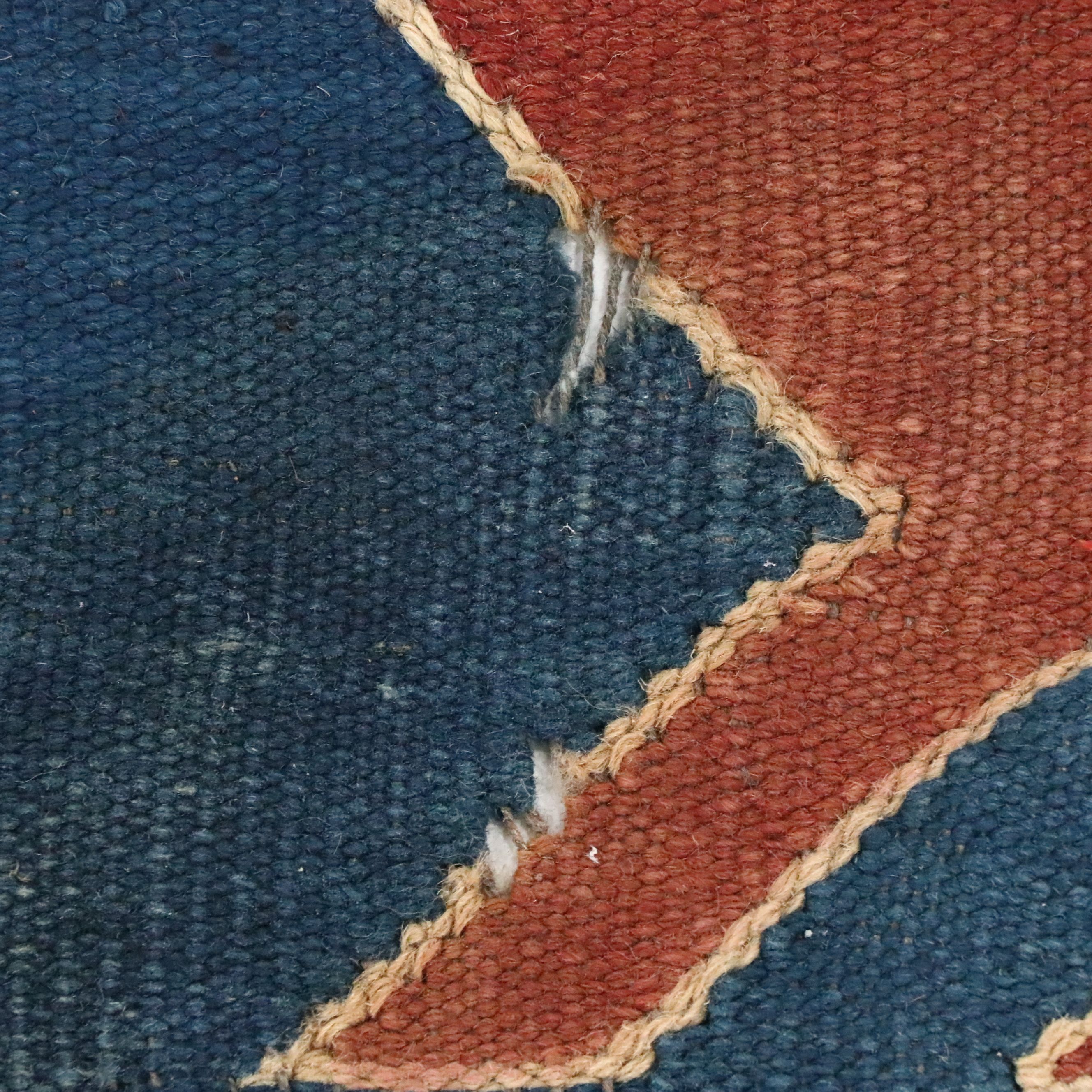 6'5 x 8'6 Handwoven Afghan Kilim Area Rug