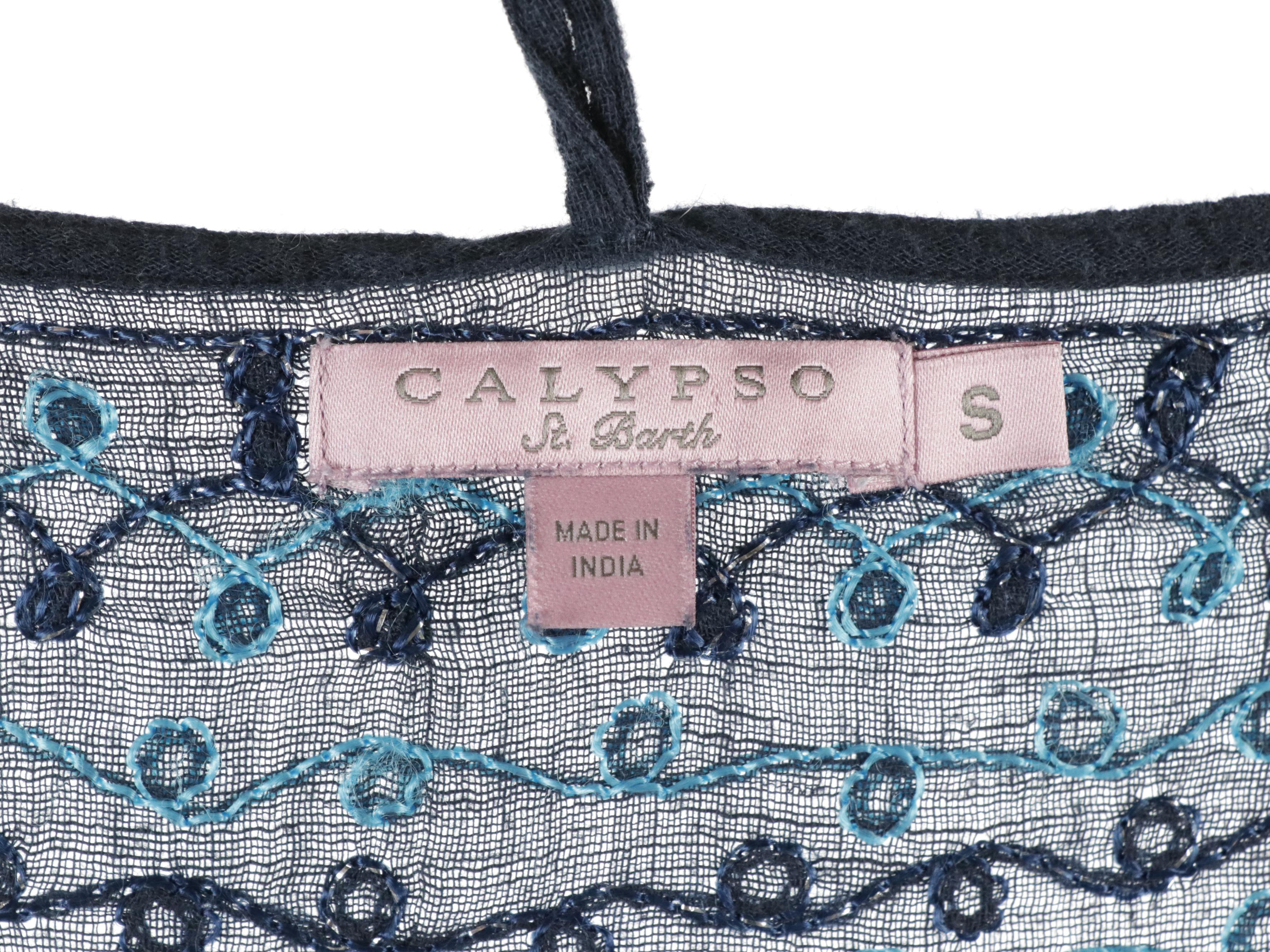 Calypso Kaftan Tunic Dresses in Tie Dyed Embroidered and Embellished Cotton