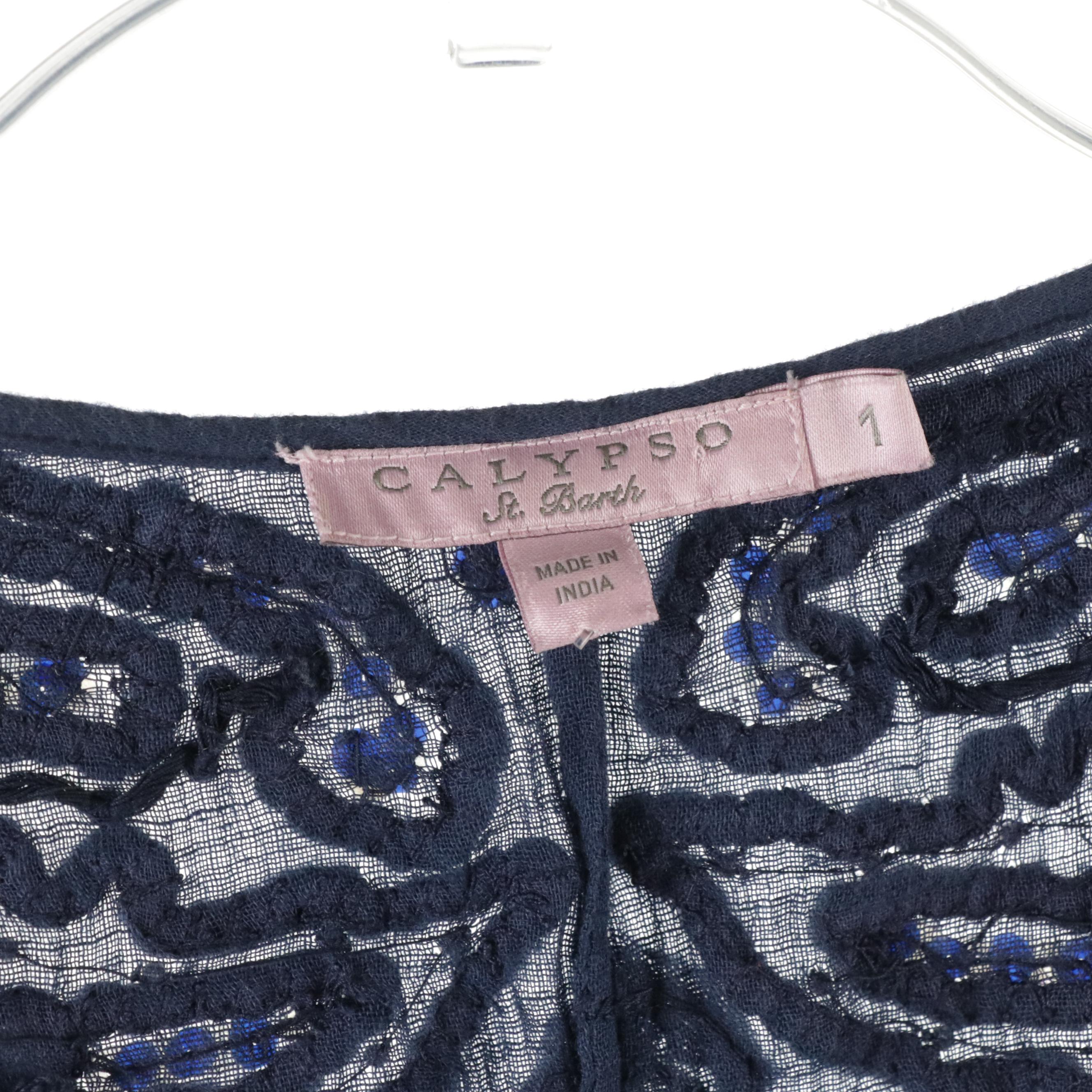 Calypso Kaftan Tunic Dresses in Tie Dyed Embroidered and Embellished Cotton