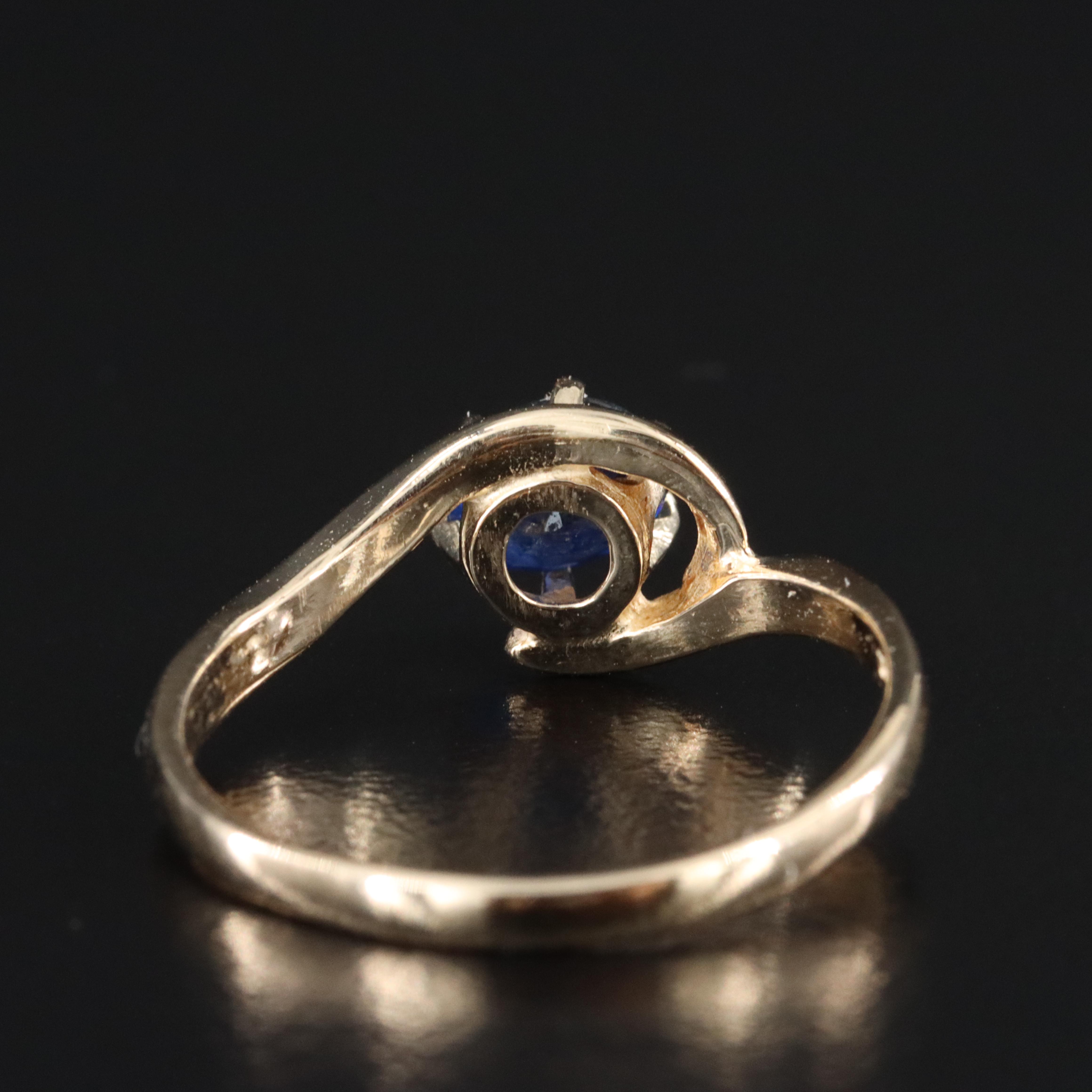 14K Sapphire Ring