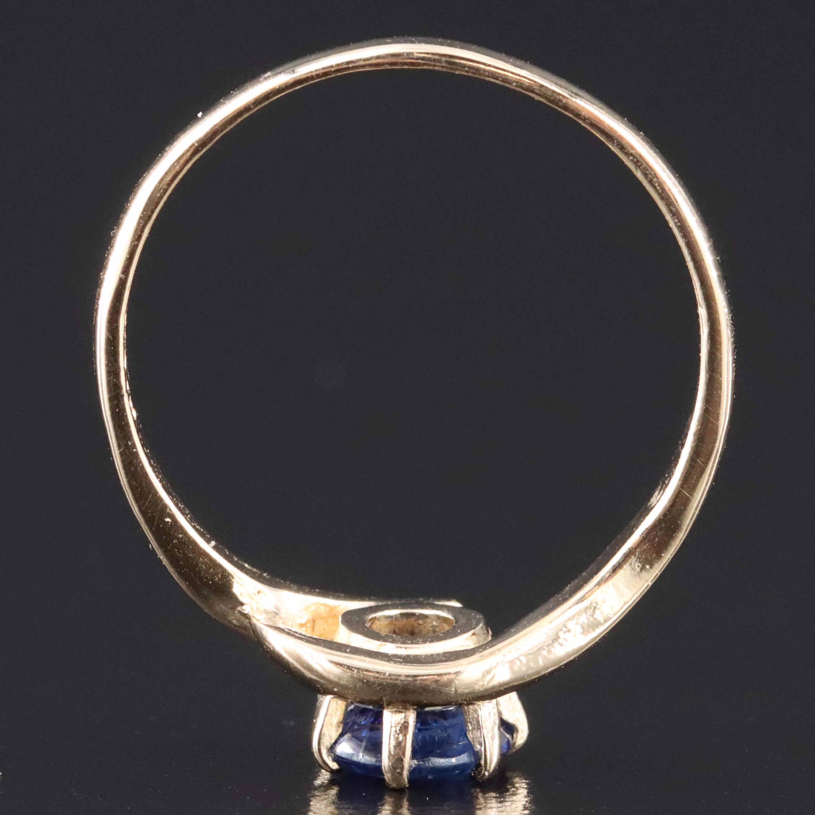 14K Sapphire Ring