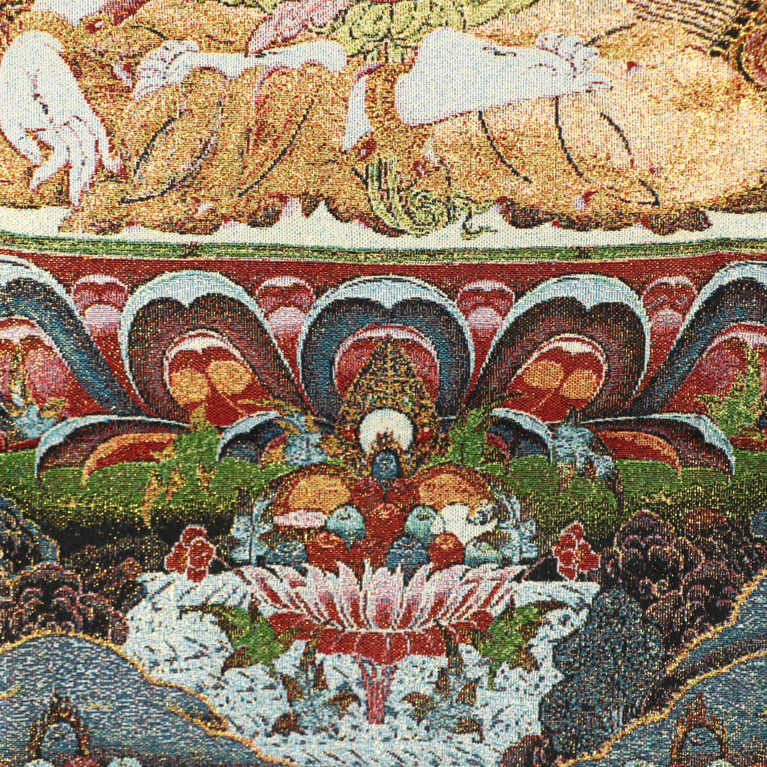 Chinese School Tapestry Panel of Buddhist Figure White Tara, 21st Century
