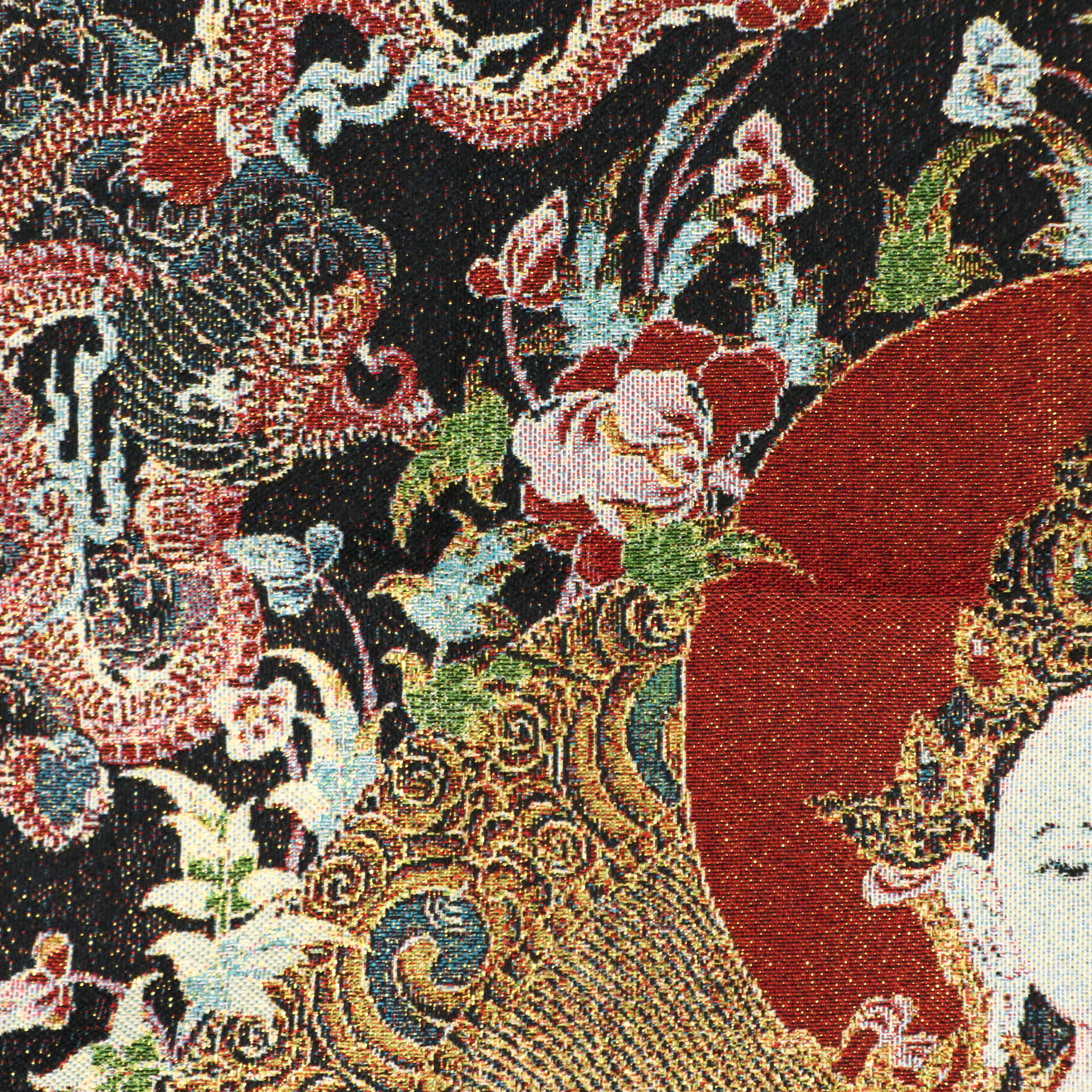 Chinese School Tapestry Panel of Buddhist Figure White Tara, 21st Century