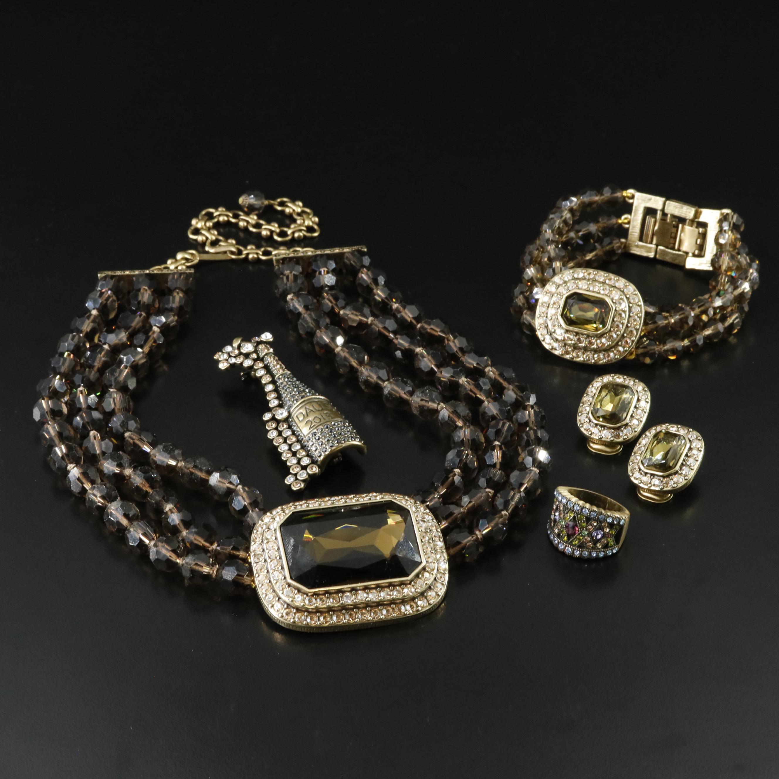 Heidi Daus Jewelry Collection Including Crystals