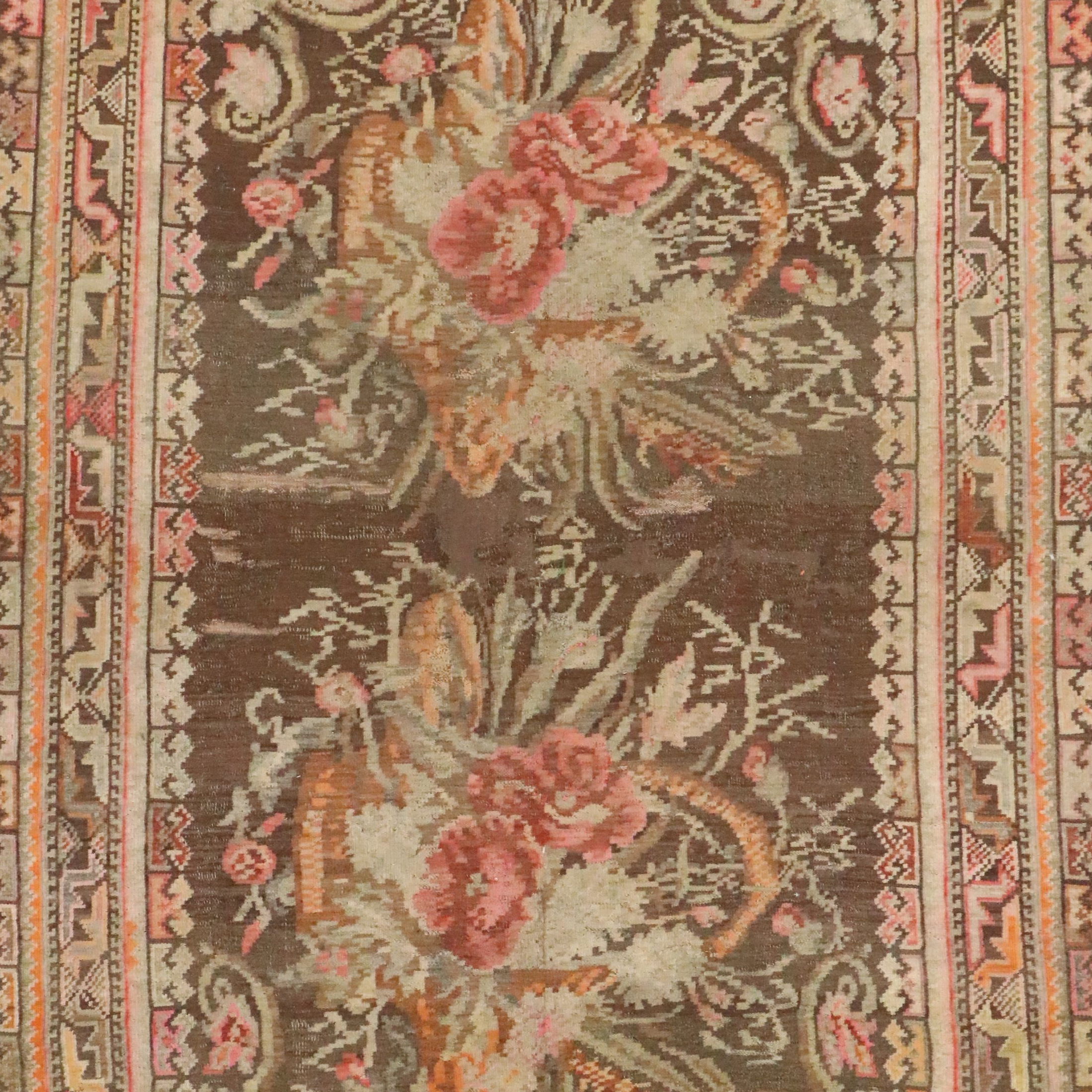 6' x 9'6 Handwoven Turkish Karabağ Kilim Area Rug