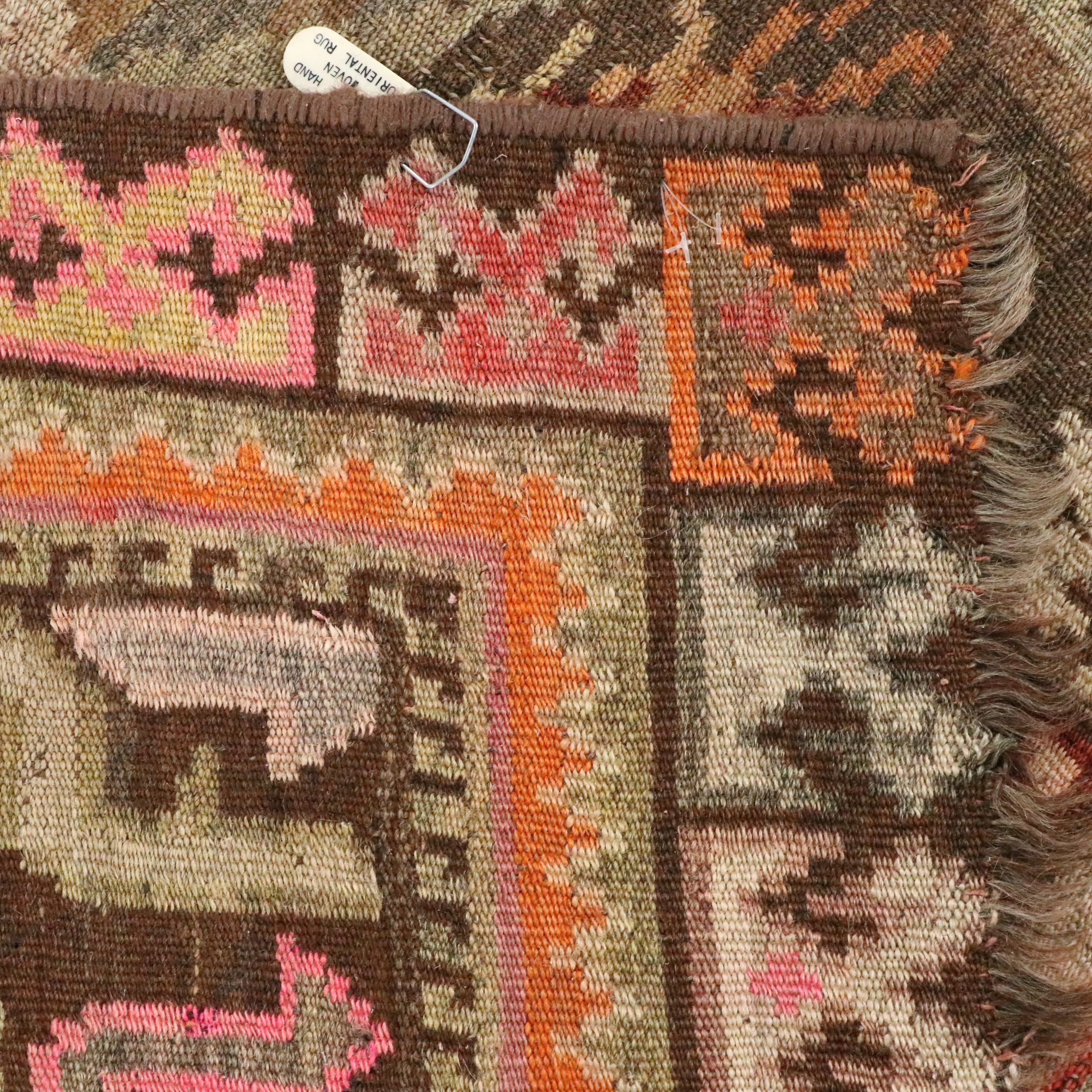 6' x 9'6 Handwoven Turkish Karabağ Kilim Area Rug