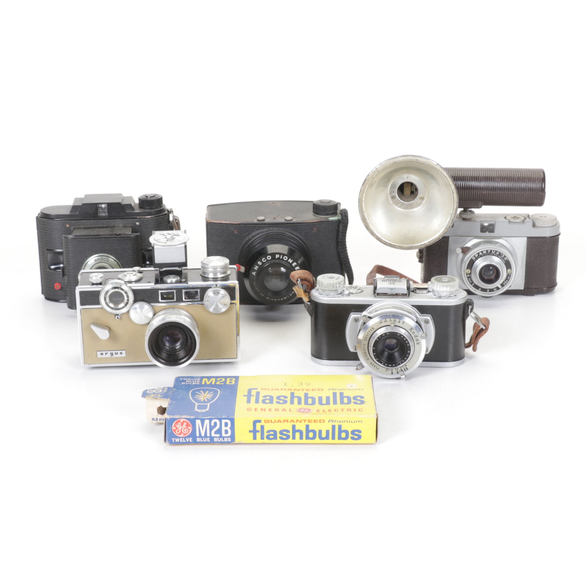 Argus C3 "The Brick" & Other 35mm Film Cameras, Mid-20th C.