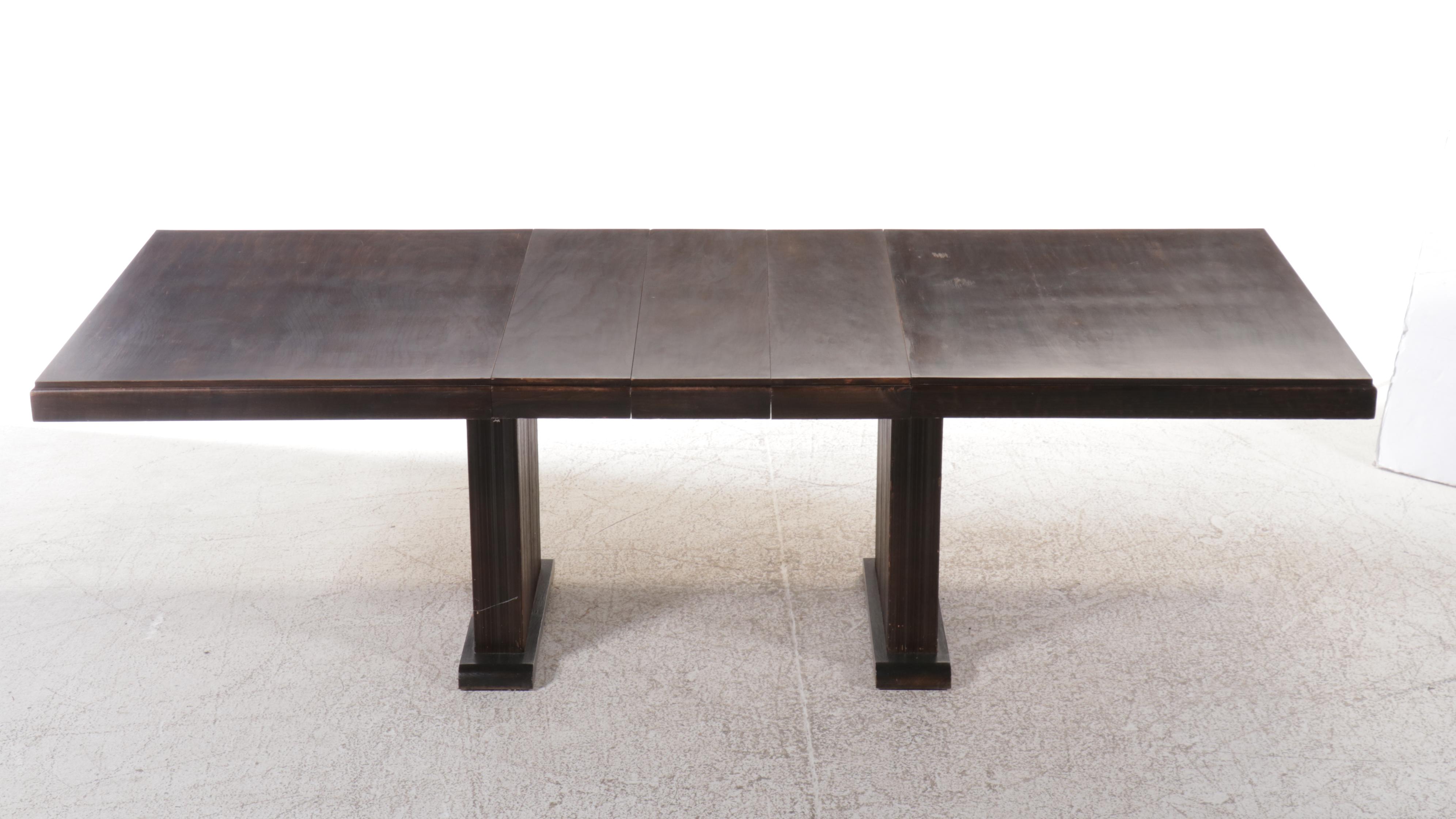 Dunbar Mid Century Modern Seven Piece Dining Set